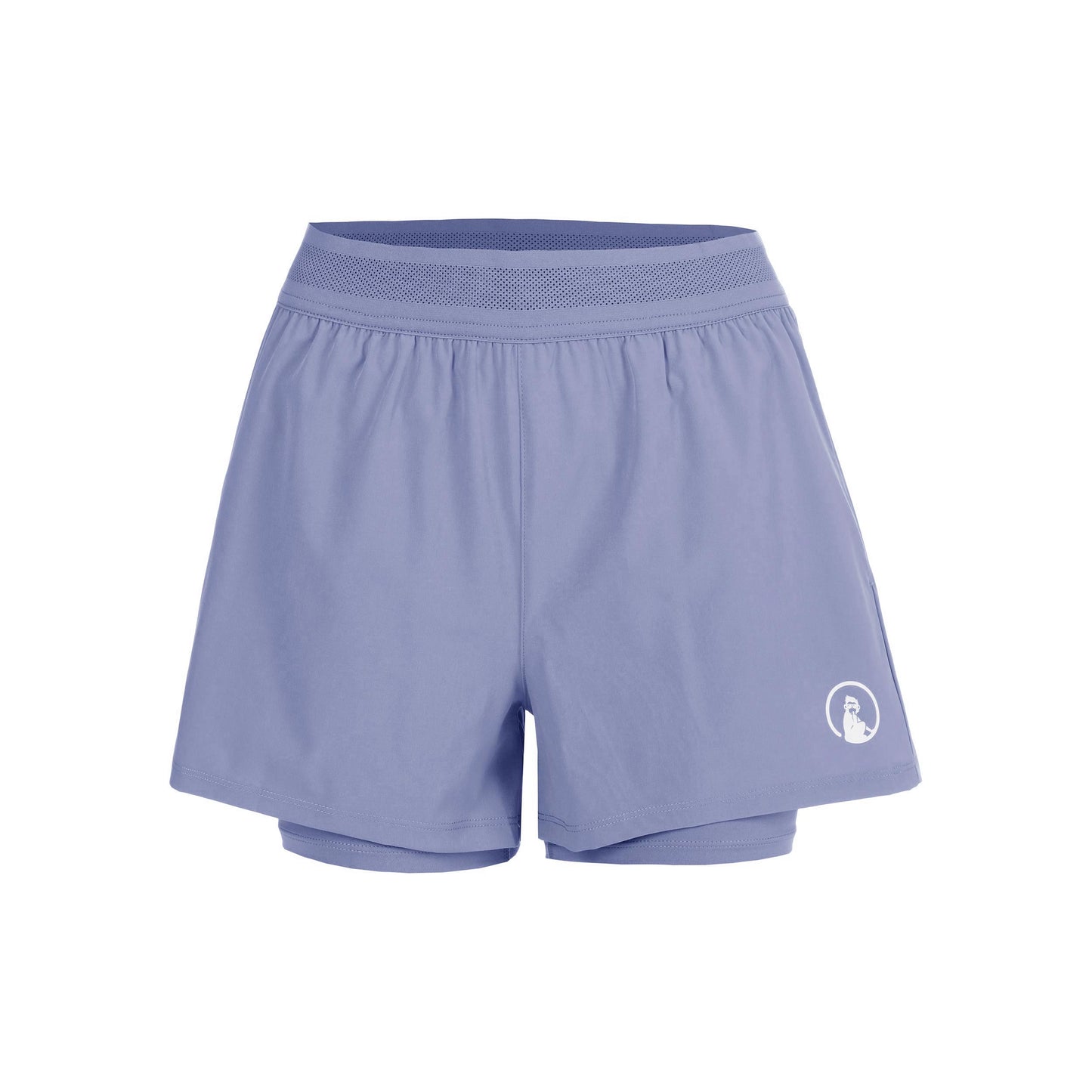 Quiet Please Glow Rematch 2In1 Pantaloncini Donna - blu