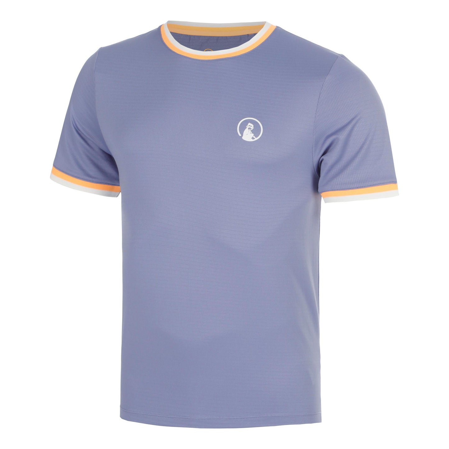 Quiet Please Glow Break Ringer Maglietta Uomini - blu