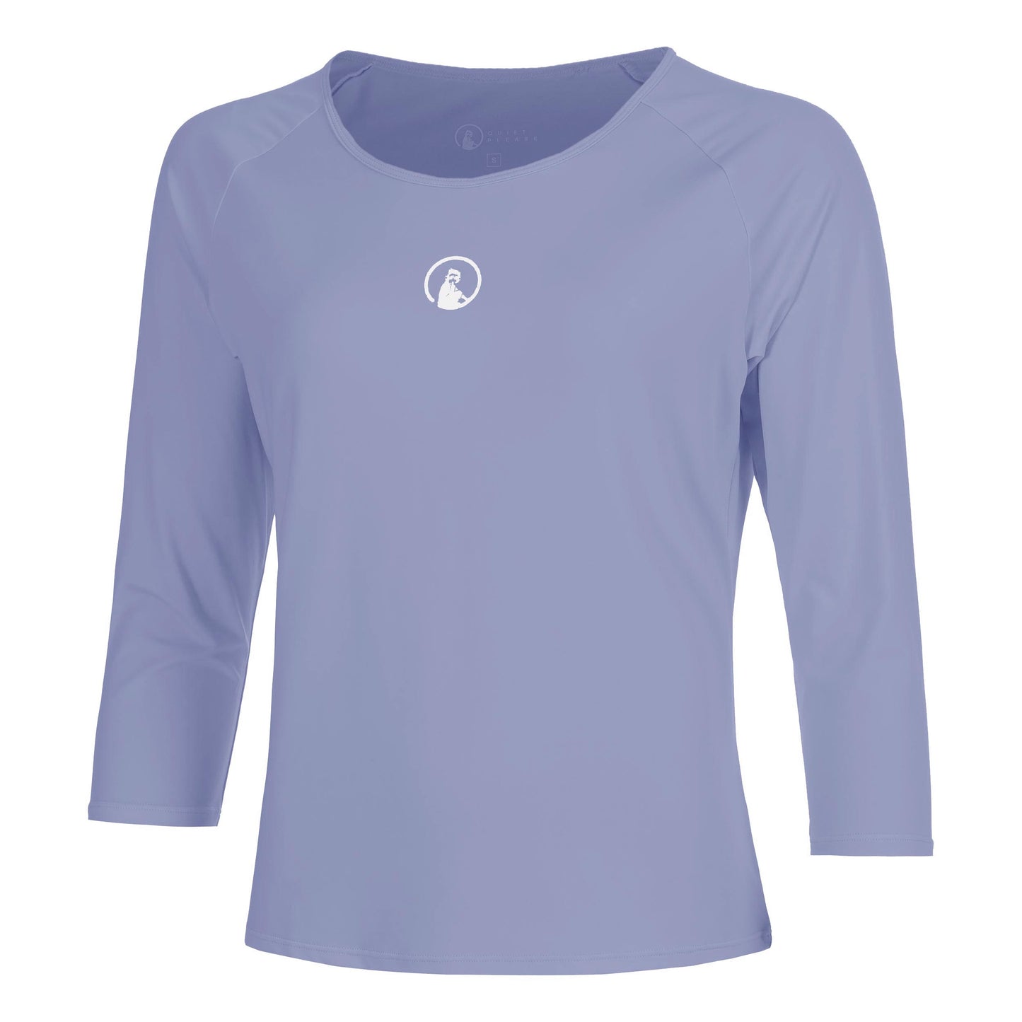 Quiet Please Glow Mixed Manica lunga Donna - blu