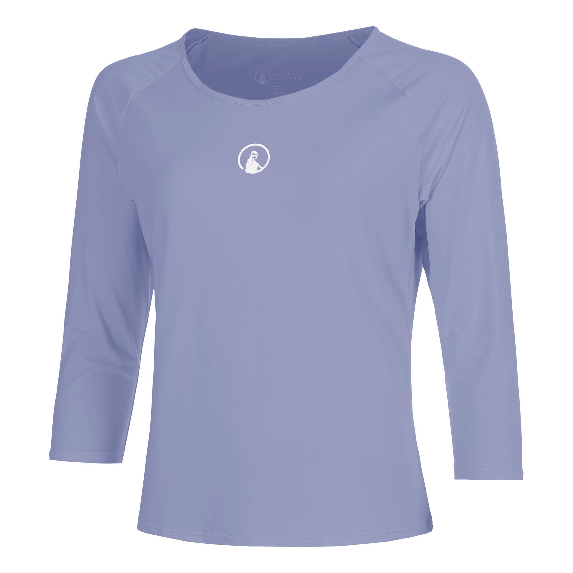 Quiet Please Glow Mixed Manica lunga Donna - blu