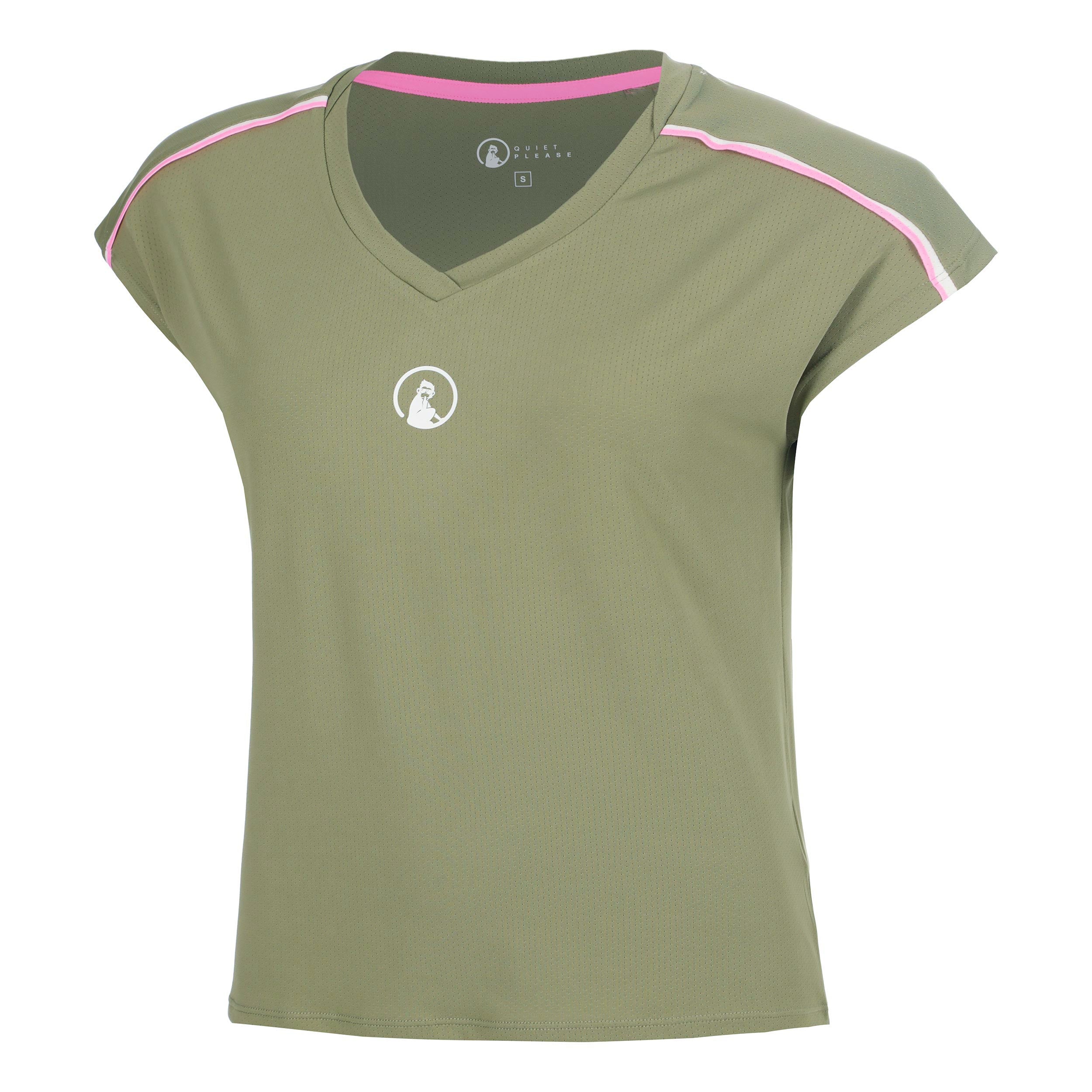 Quiet Please Memories Volley Maglietta Donna - cachi