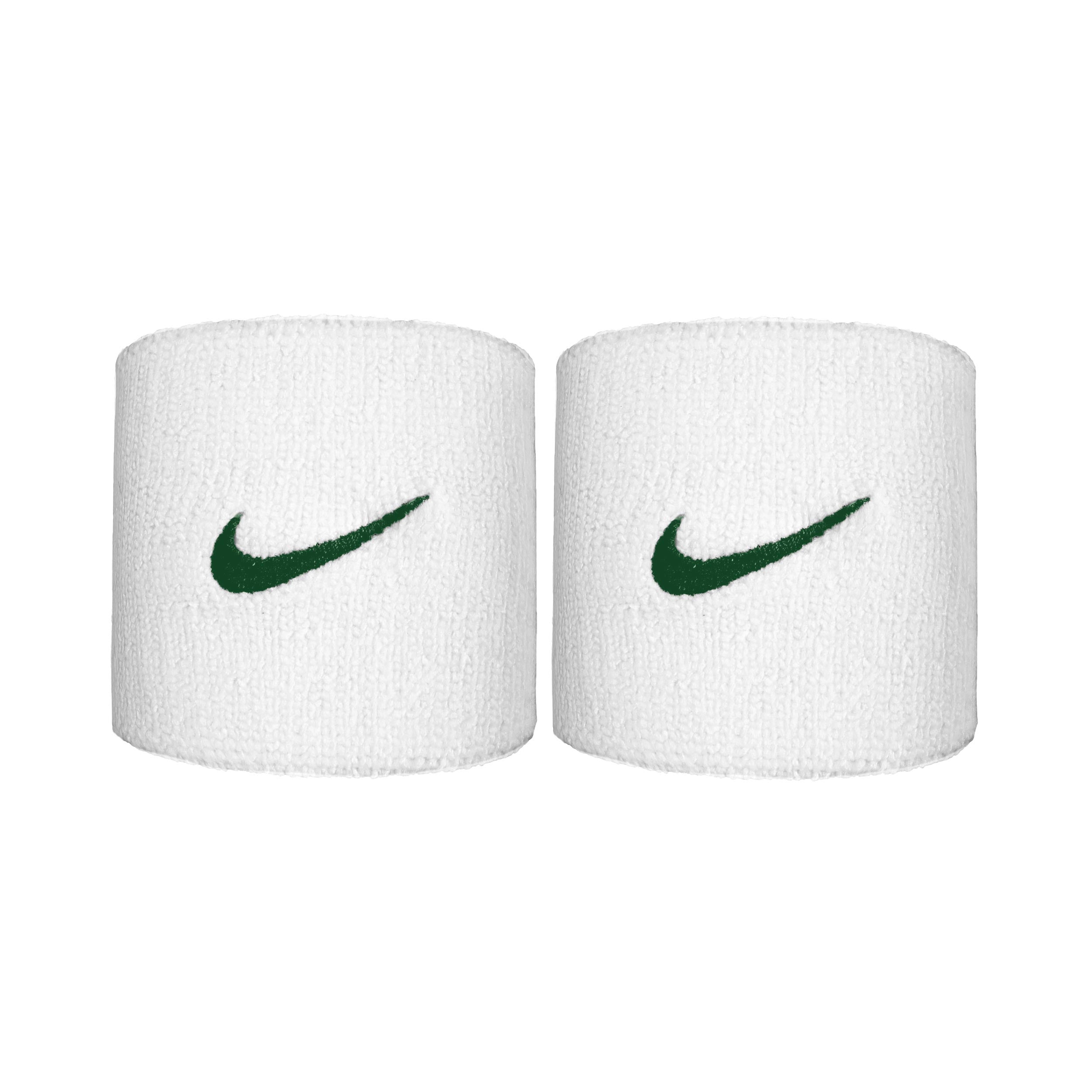 Nike Premier Polsino anti sudore Confezione da 2 Uomini - bianco, verde scuro