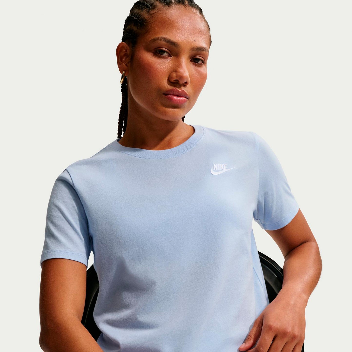 Nike New Sportswear Club Maglietta Donna - grigio-blu