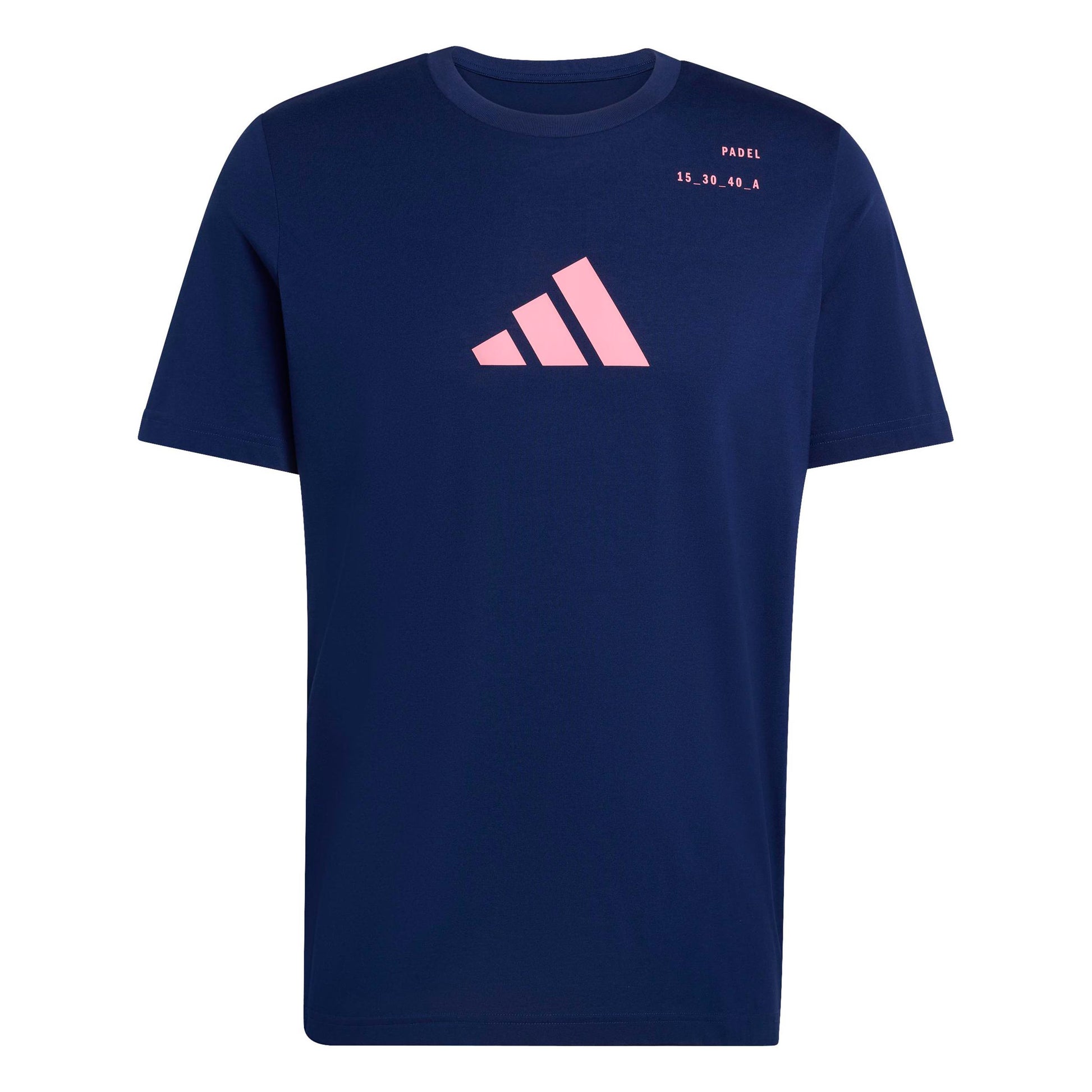 adidas Padel Category Graphic Maglietta Uomini - blu scuro, rosa