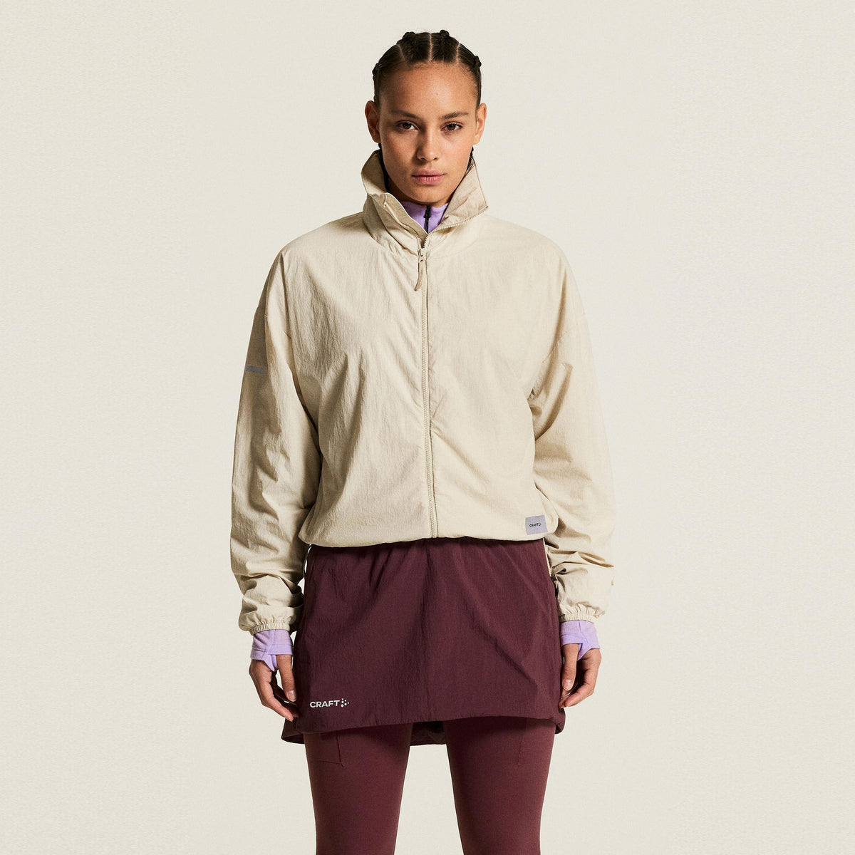 Craft SubZ Light Giacca da corsa Donna - beige