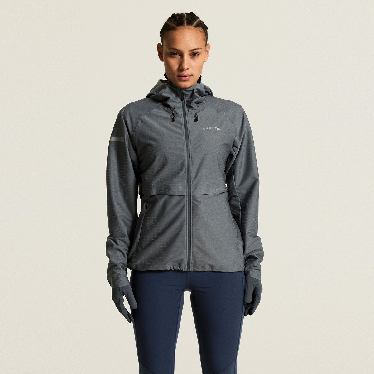 Craft Pro Hydro Giacca da corsa Donna - antracite, grigio