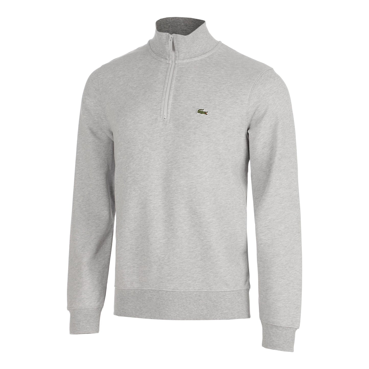 Lacoste High Neck Felpa Uomini - grigio chiaro