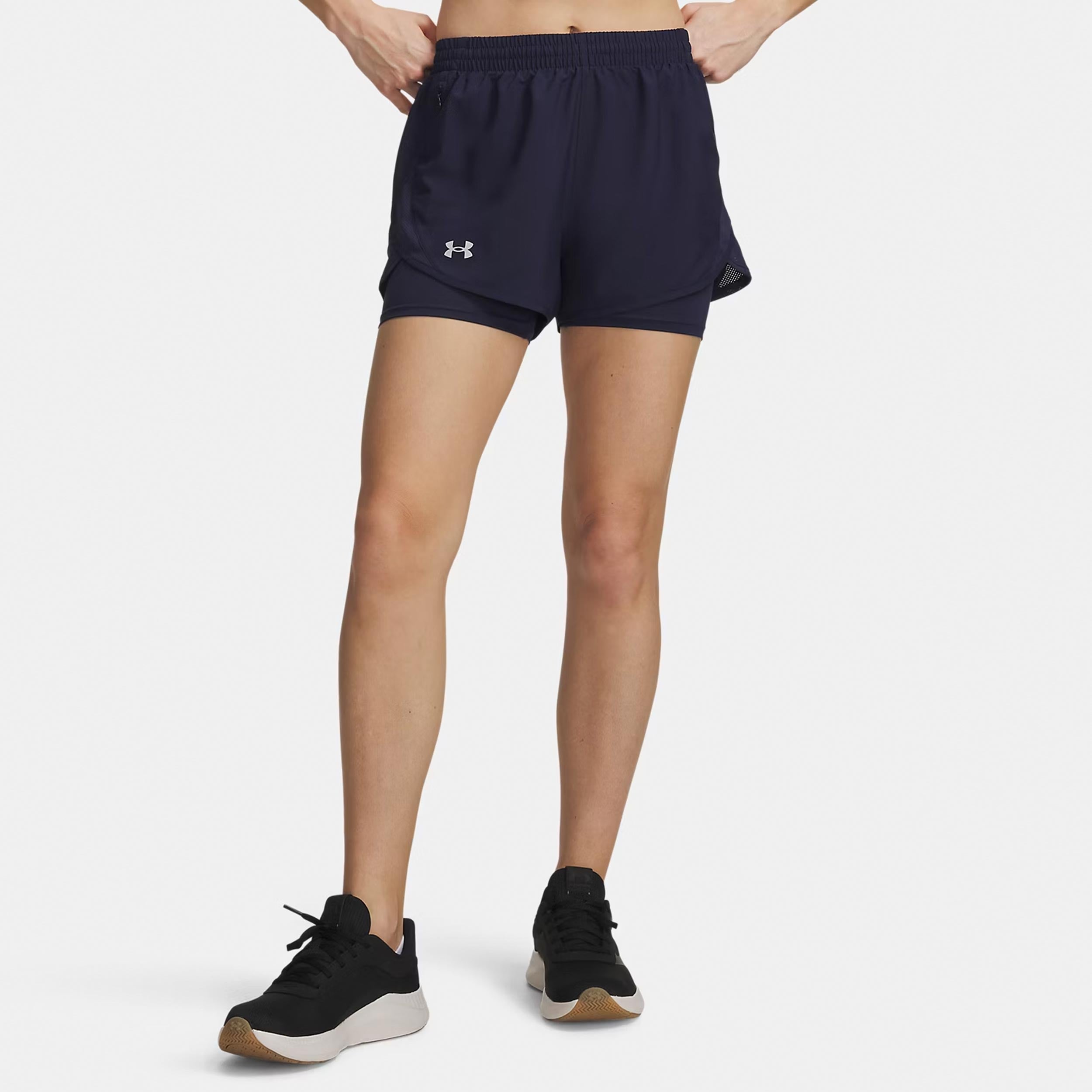 Under Armour Fly By 2in1  Pantaloncini da corsa Donna - blu scuro