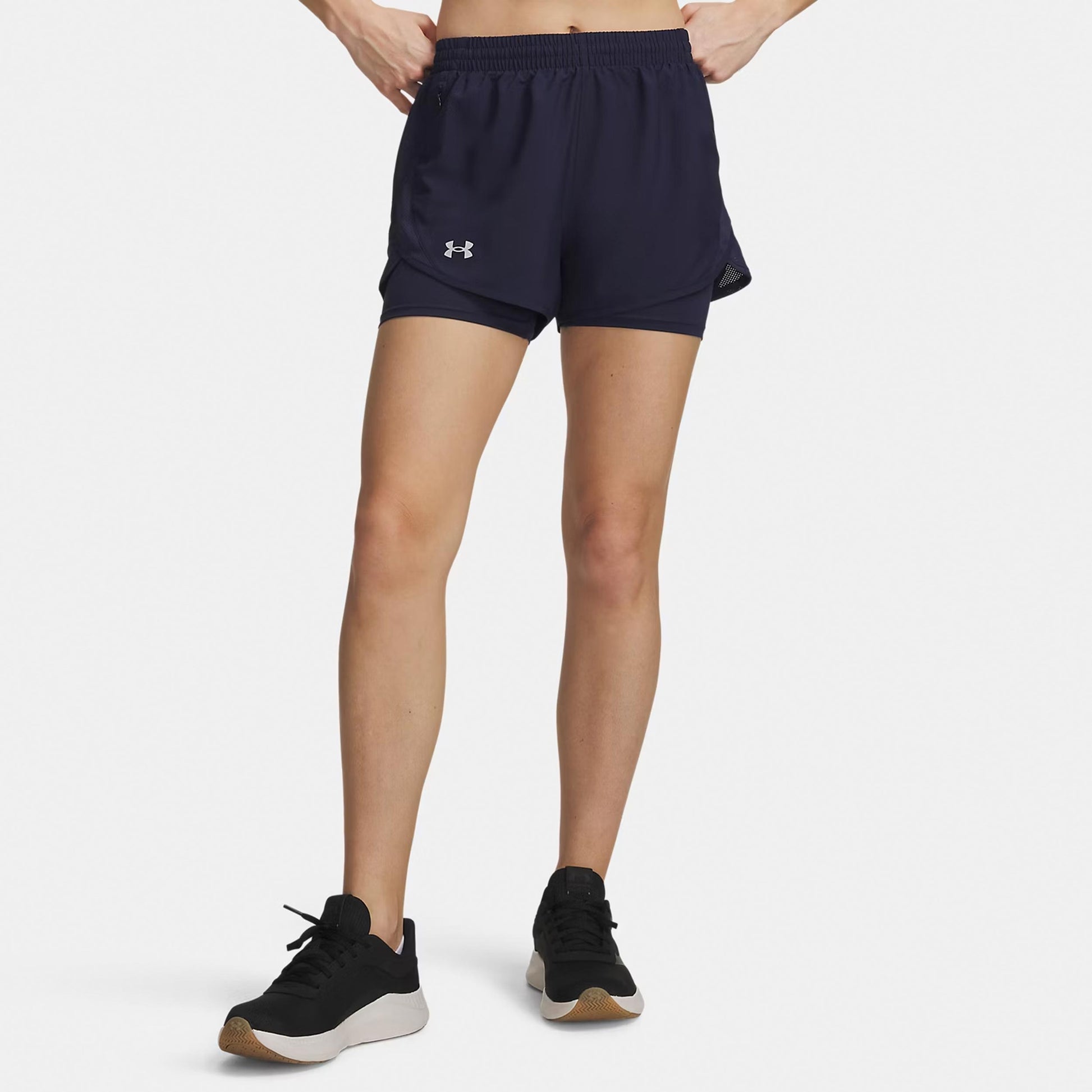 Under Armour Fly By 2in1  Pantaloncini da corsa Donna - blu scuro
