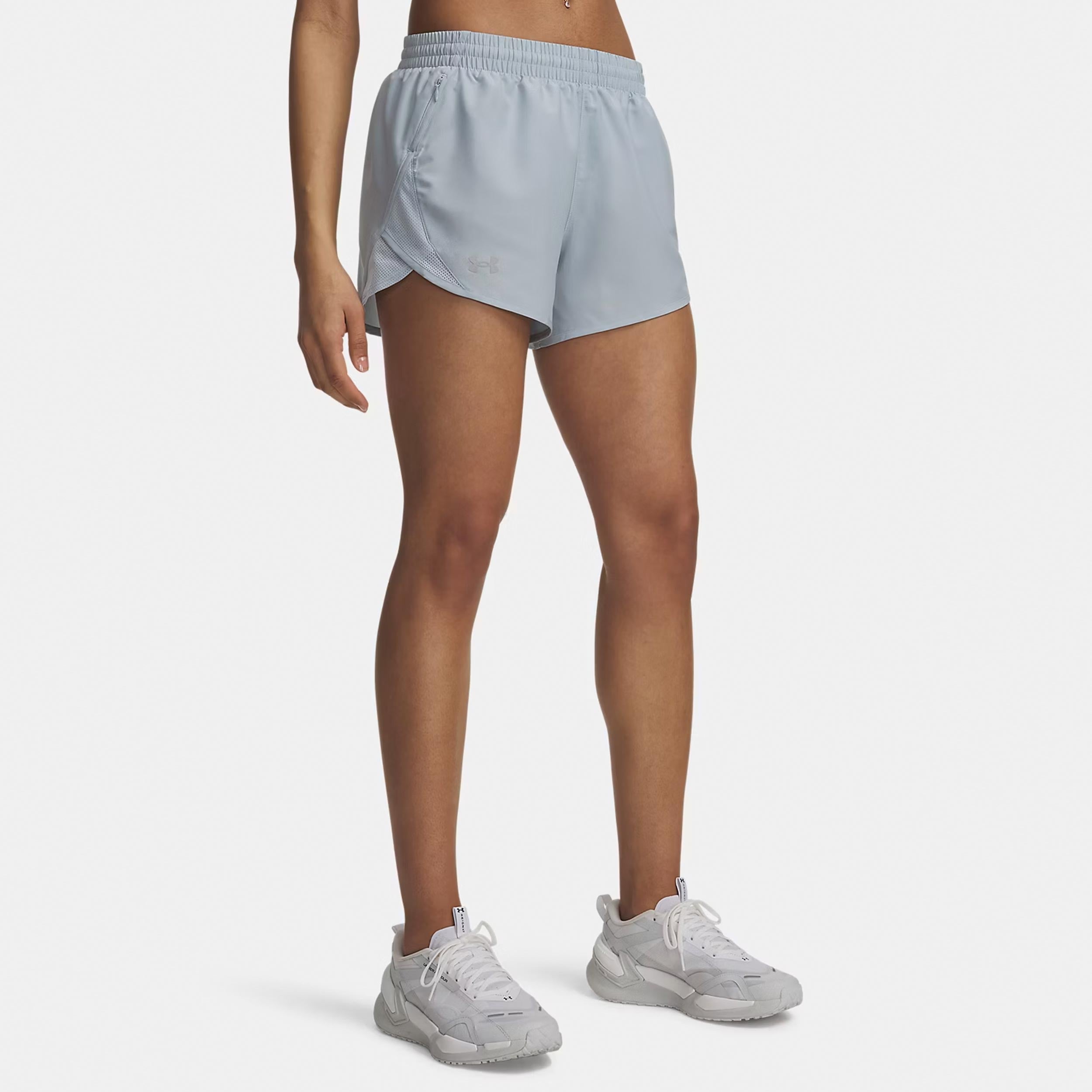 Under Armour Fly By 3in  Pantaloncini da corsa Donna - grigio-blu