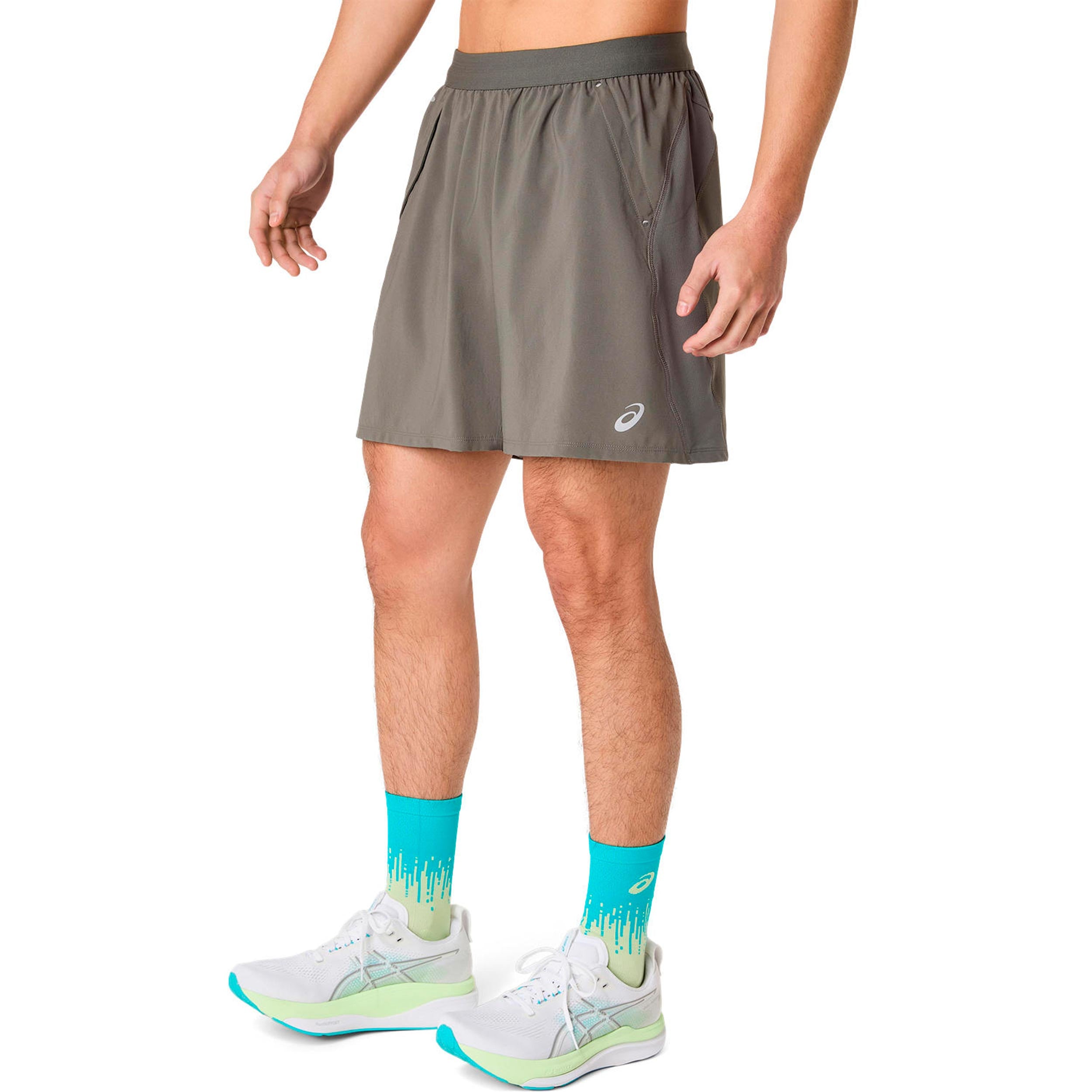 ASICS Road 2in1 7In  Pantaloncini da corsa Uomini - grigio