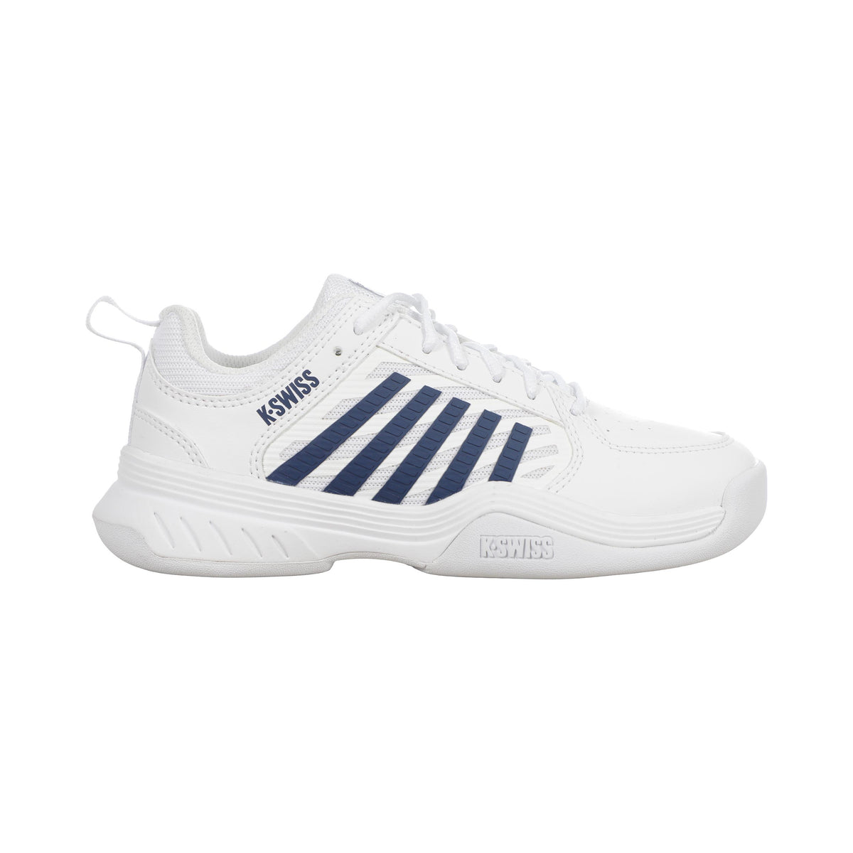 K-Swiss Court Express 2 Scarpa per tappeto Bambini - bianco, blu scuro