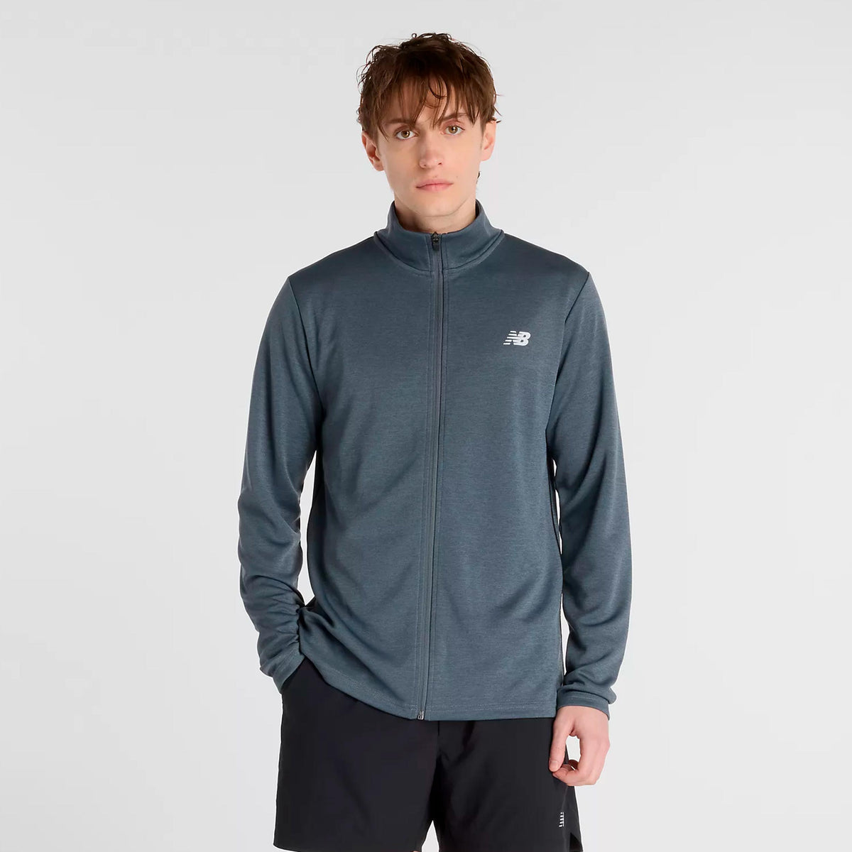 New Balance Sport Knit Giacca da allenamento Uomini - grigio scuro