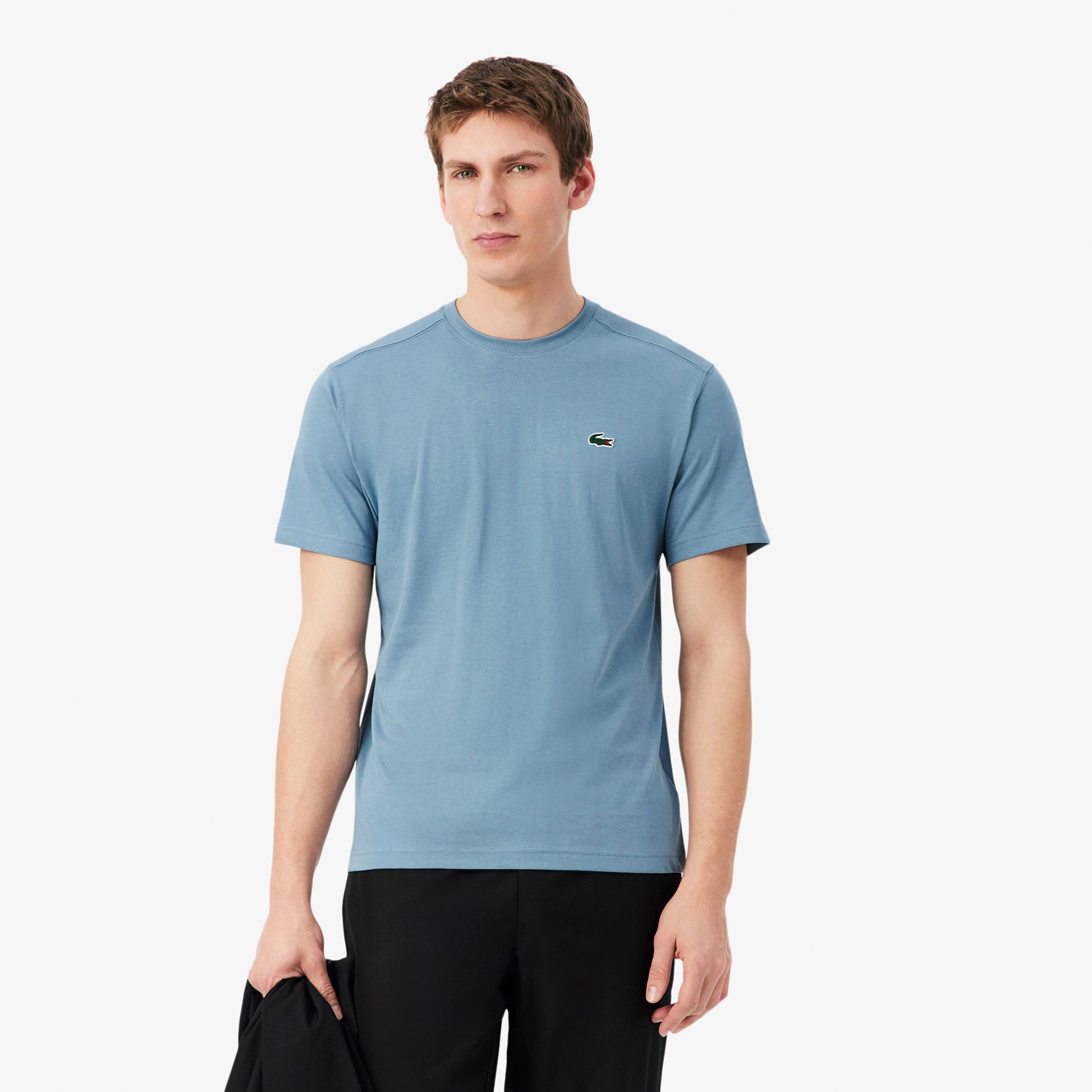 Lacoste Core Maglietta Uomini - grigio-blu