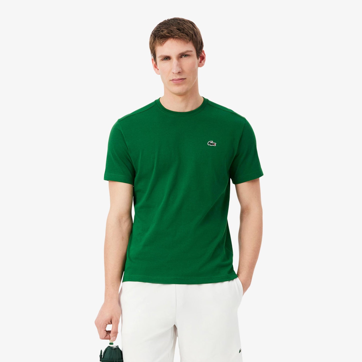 Lacoste Core Maglietta Uomini - verde scuro