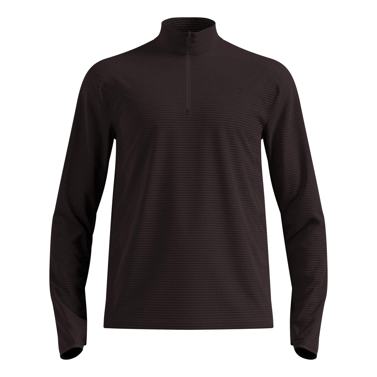 Odlo Essential Thermal Midlayer 1/2 Zip Camicia da corsa Uomini - marrone