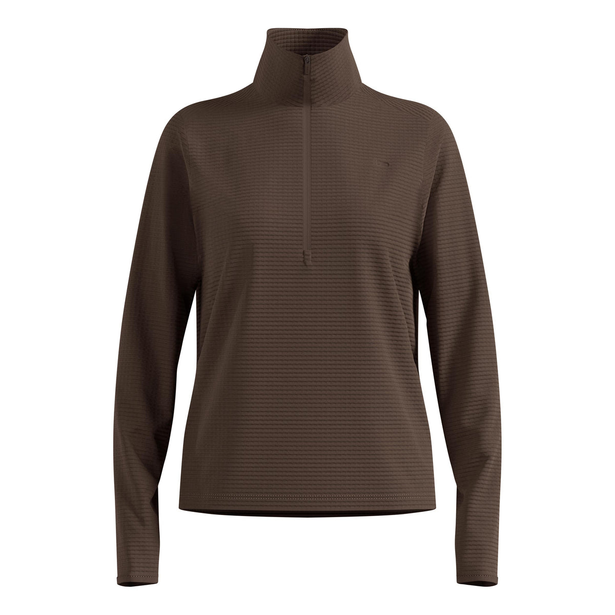 Odlo Essential Thermal Midlayer 1/2 Zip Camicia da corsa Donna - marrone