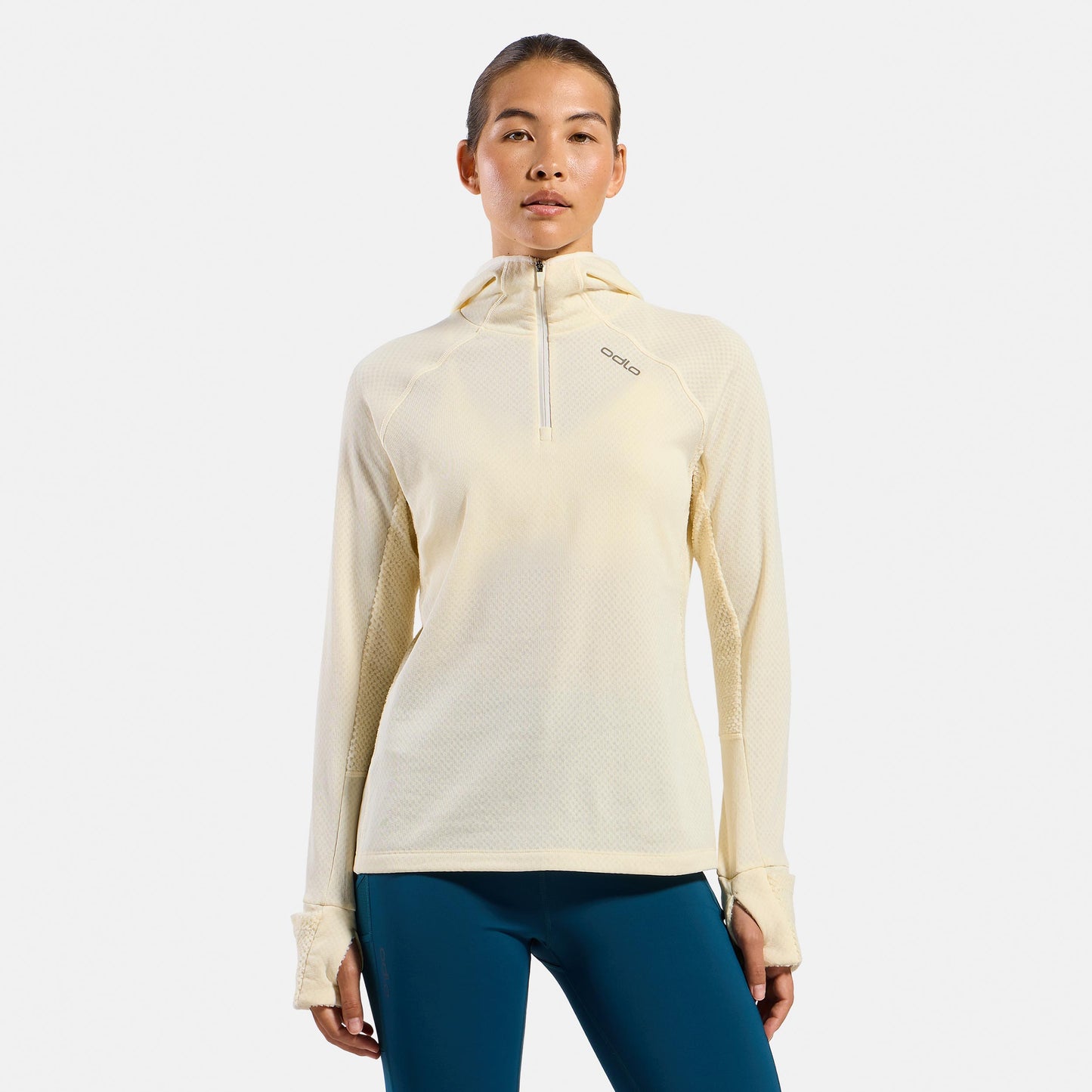 Odlo X-Alp Midlayer  Camicia da corsa Donna - crema