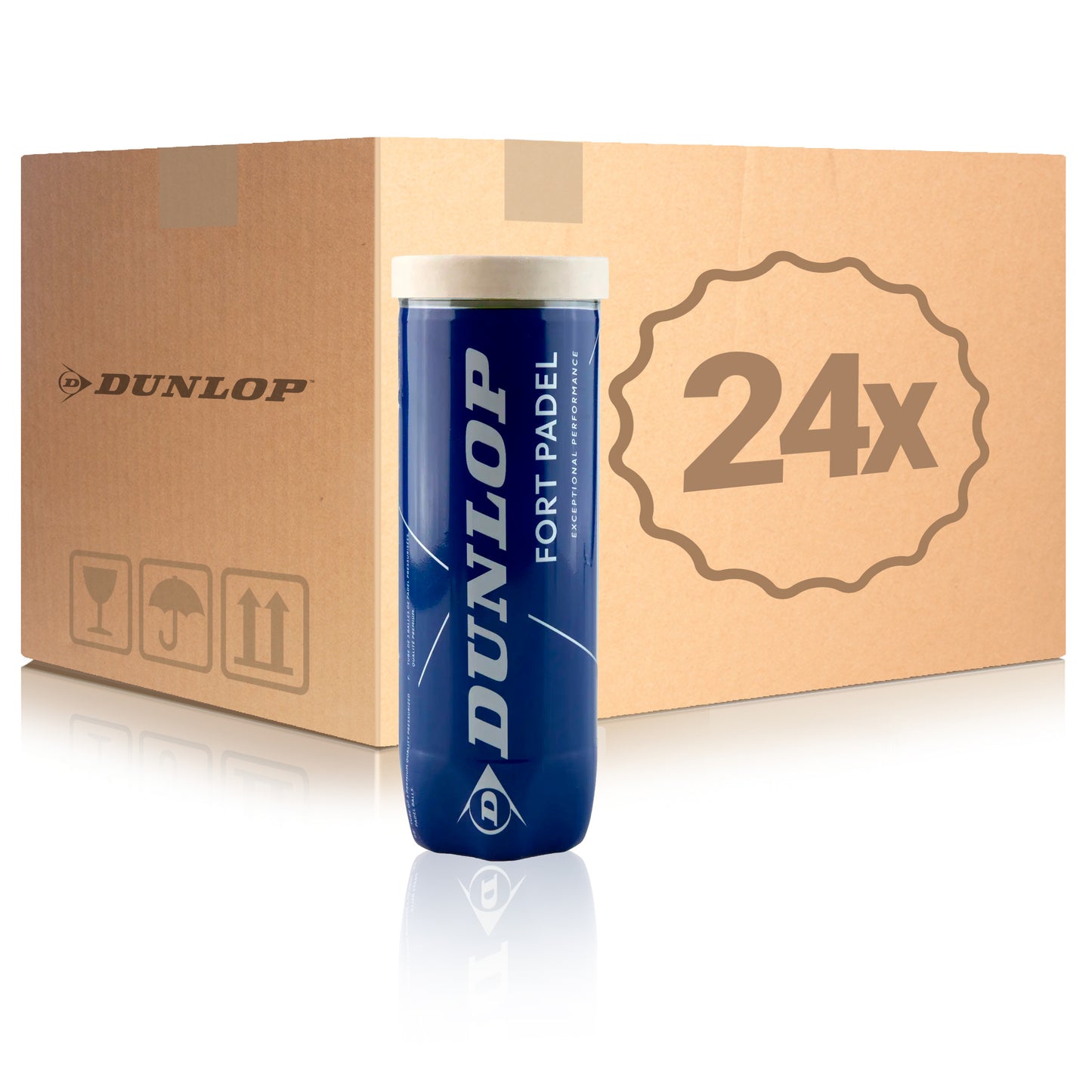 Dunlop 24 tubi da 3 Fort Padel