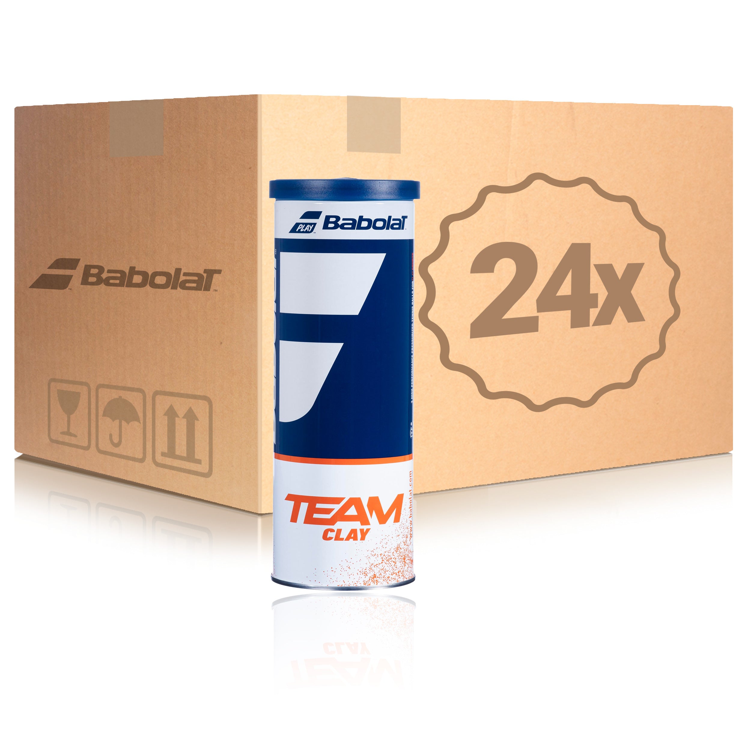 Babolat 24 tubi da 3 Team Clay X 3 Nel cartone