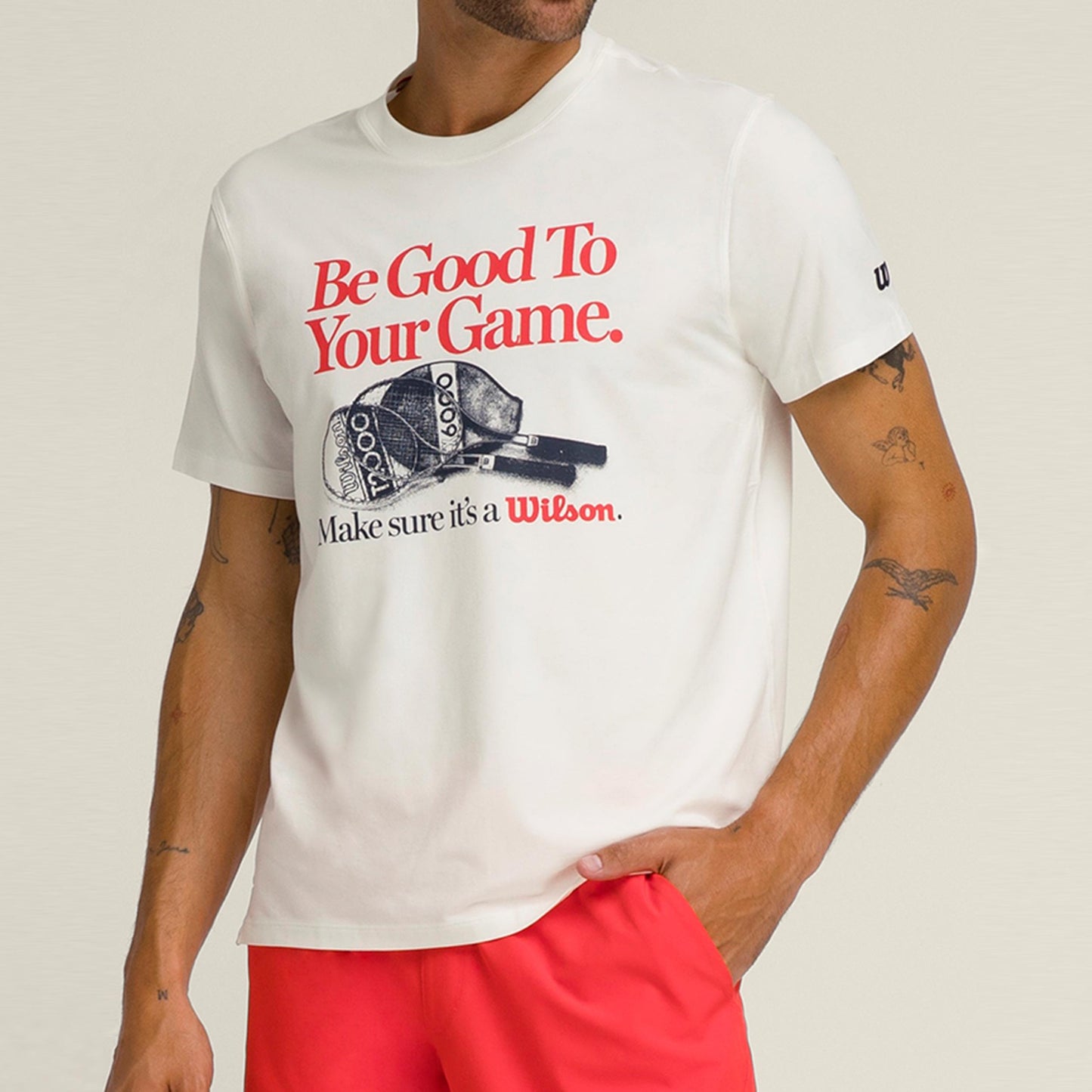 Wilson M Easy Street Tee Maglietta -sabbia