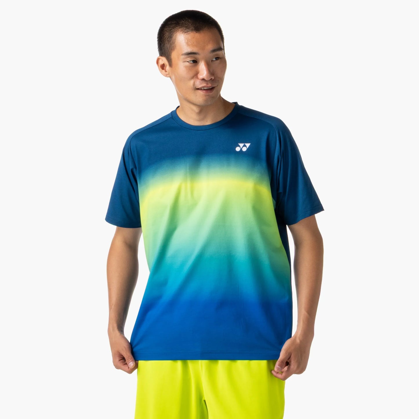 Yonex Maglietta Uomini - blu scuro, multicolore