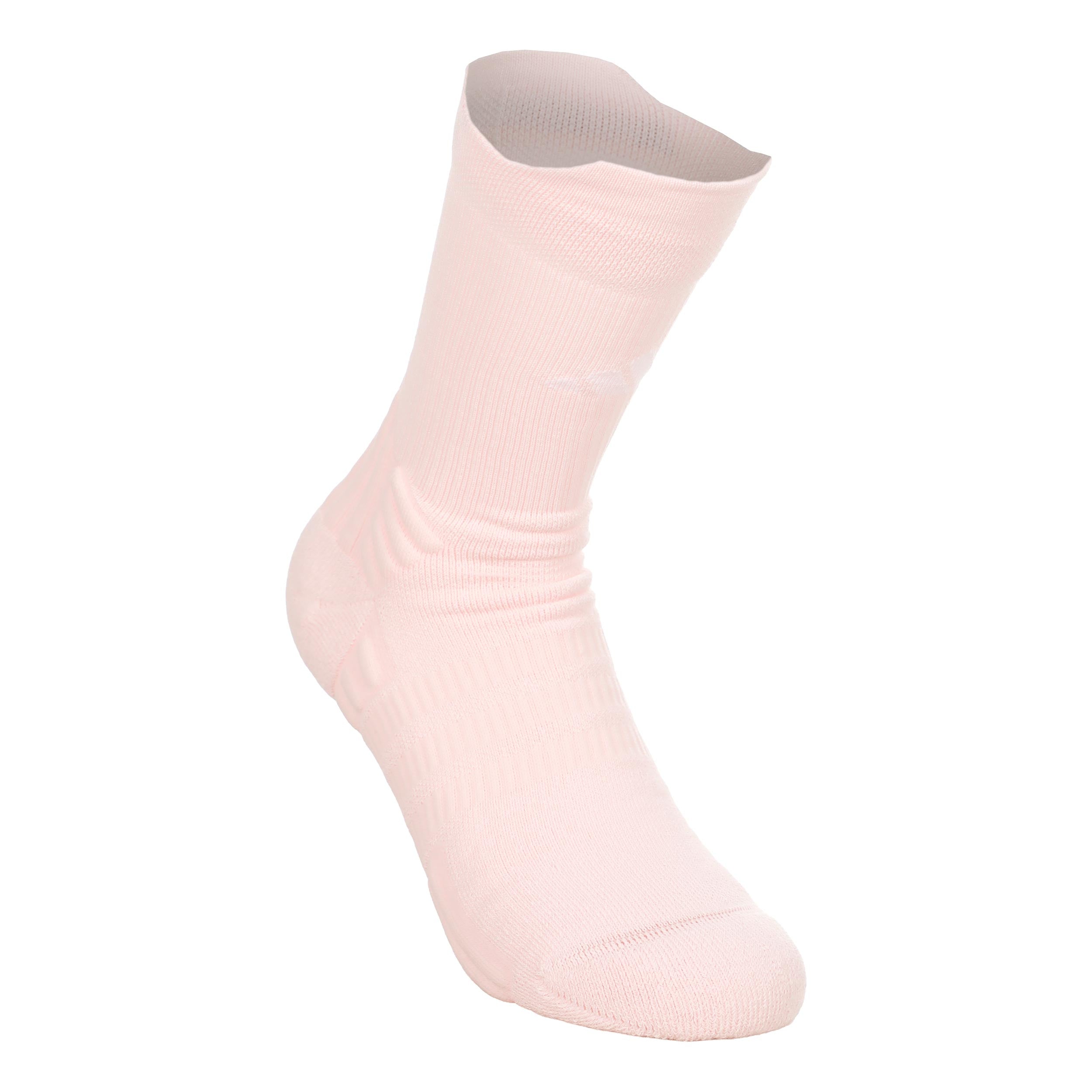 adidas Crew Calzini da tennis Unisex - rosa pastello, bianco