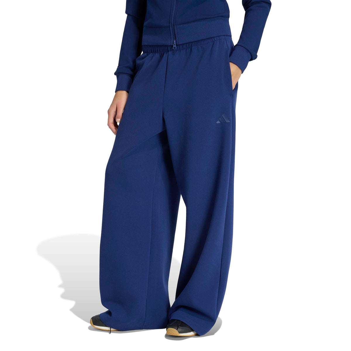 adidas Soft Lux Straight Pantalone da allenamento Donna - blu scuro
