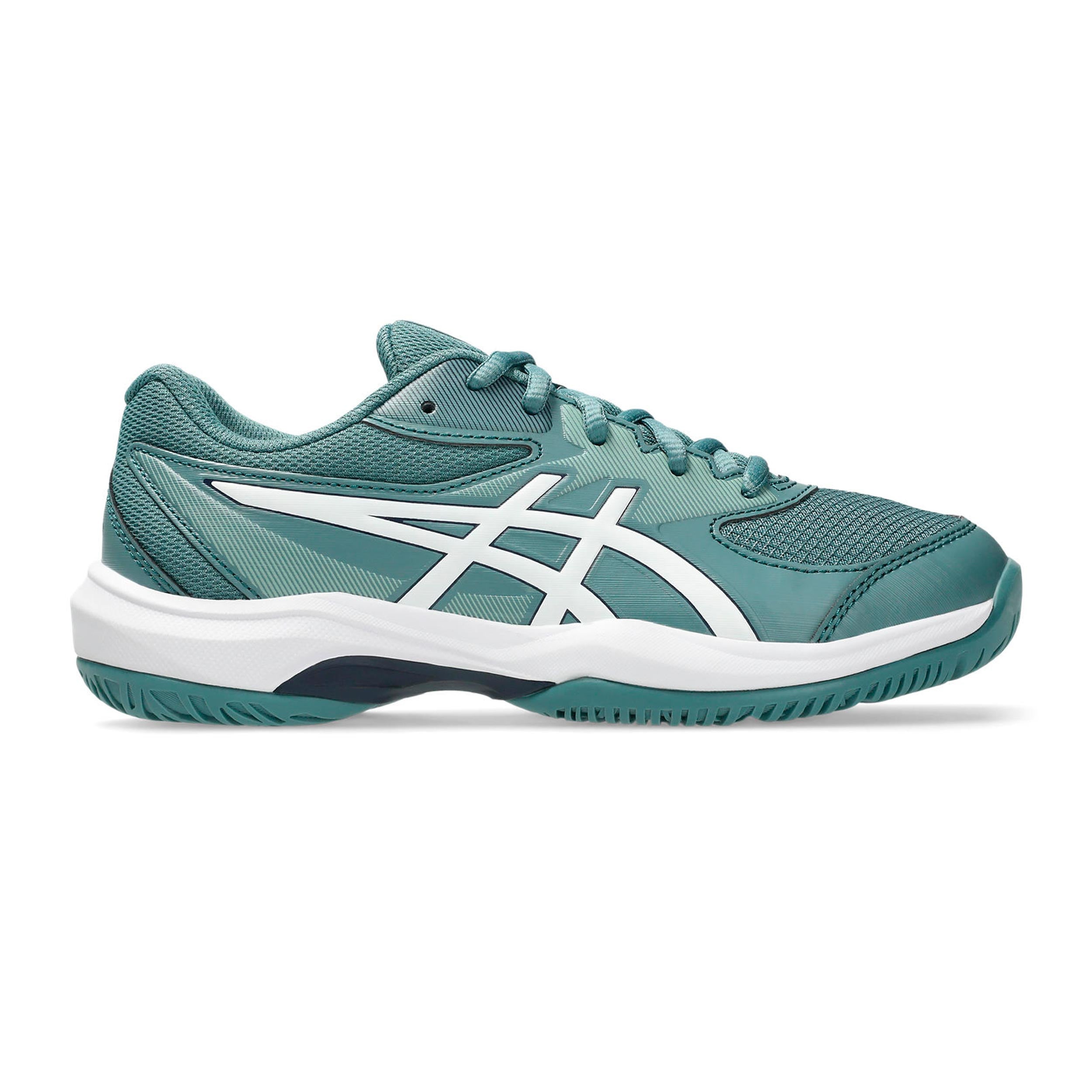 ASICS Gel-Game 10 GS Scarpa per tutte le superfici Bambini - color petrolio, bianco