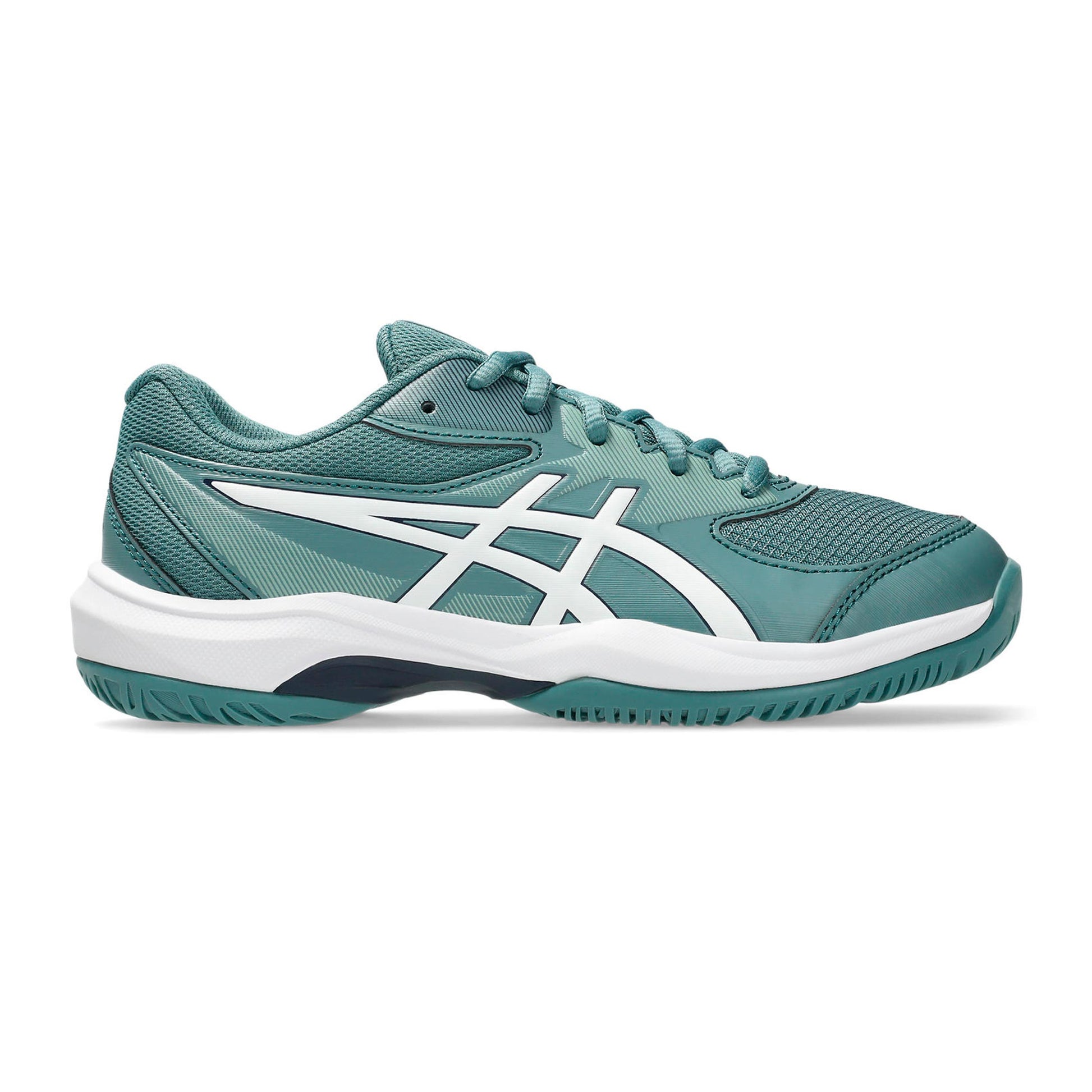 ASICS Gel-Game 10 GS Scarpa per tutte le superfici Bambini - color petrolio, bianco
