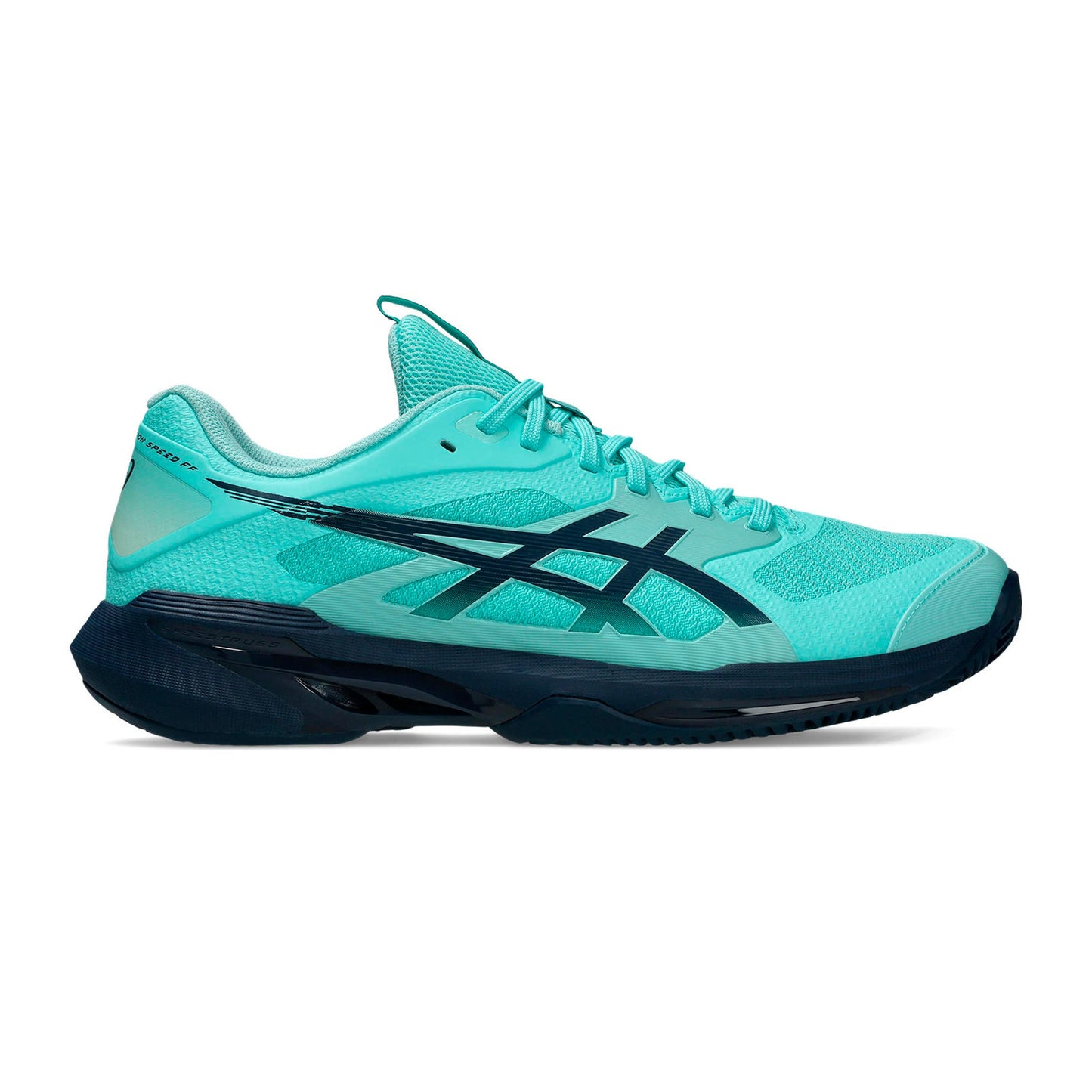 ASICS Solution Speed FF 4 Scarpa per terra rossa Uomini - menta, blu scuro
