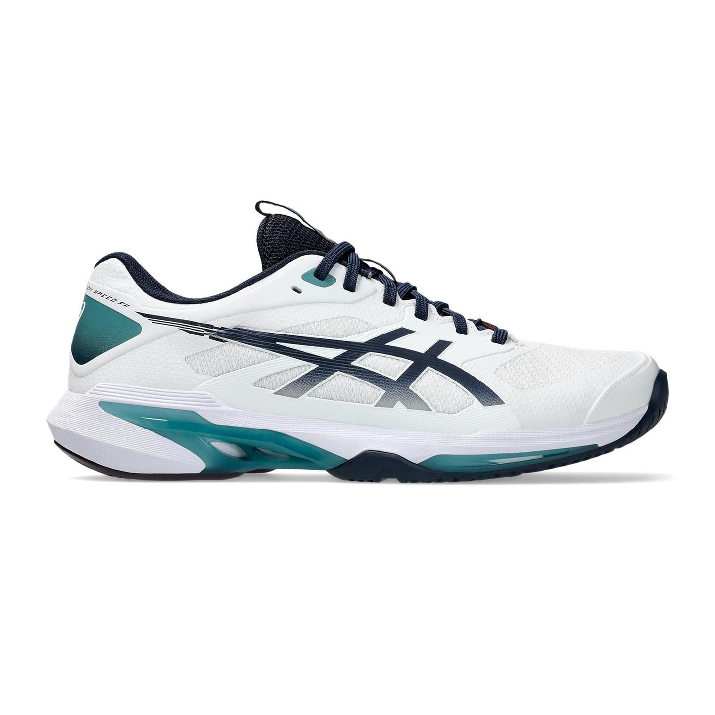 ASICS Solution Speed FF 4 Scarpa per tutte le superfici Uomini - bianco, blu notte