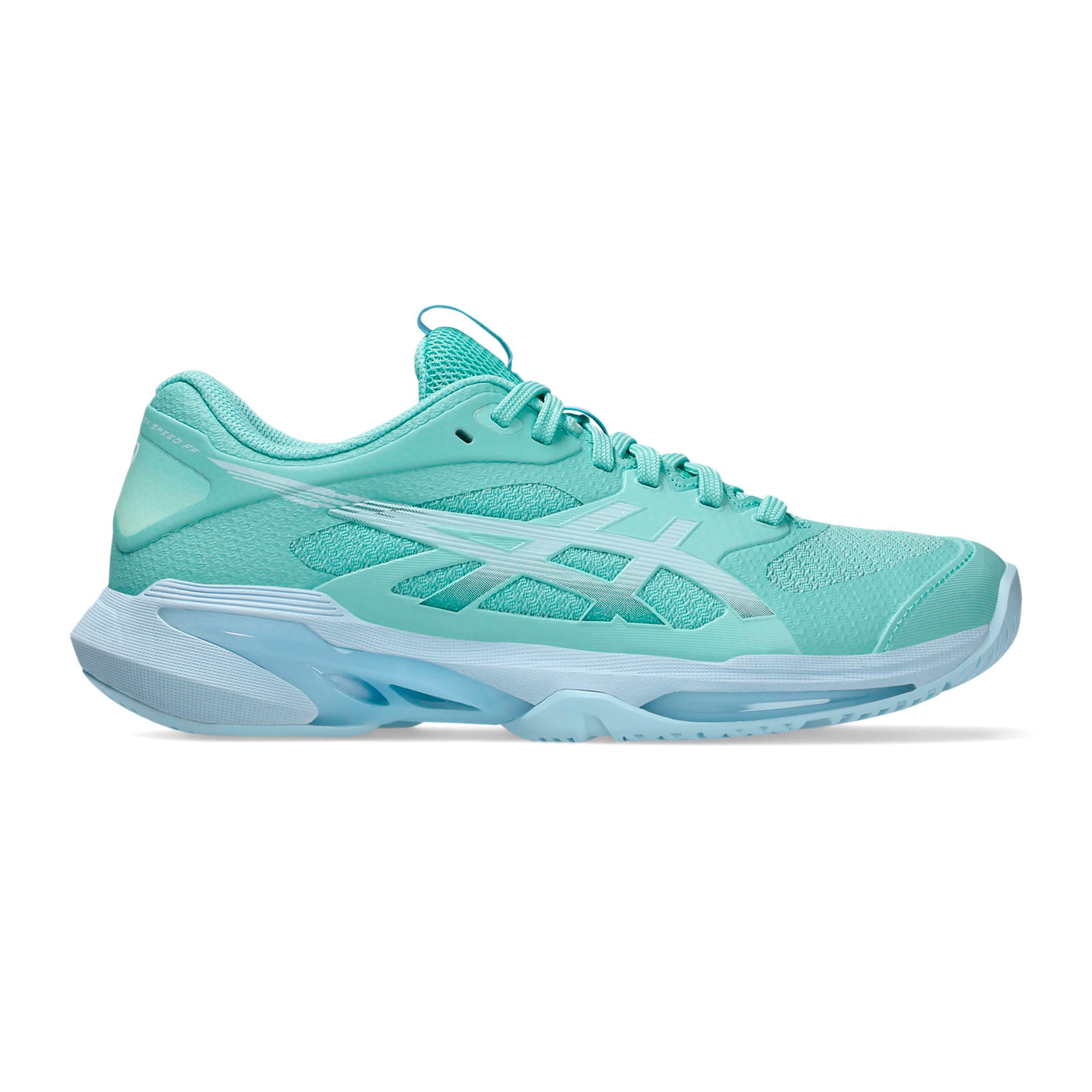 ASICS Solution Speed FF 4 Scarpa per tutte le superfici Donna - menta, blu chiaro