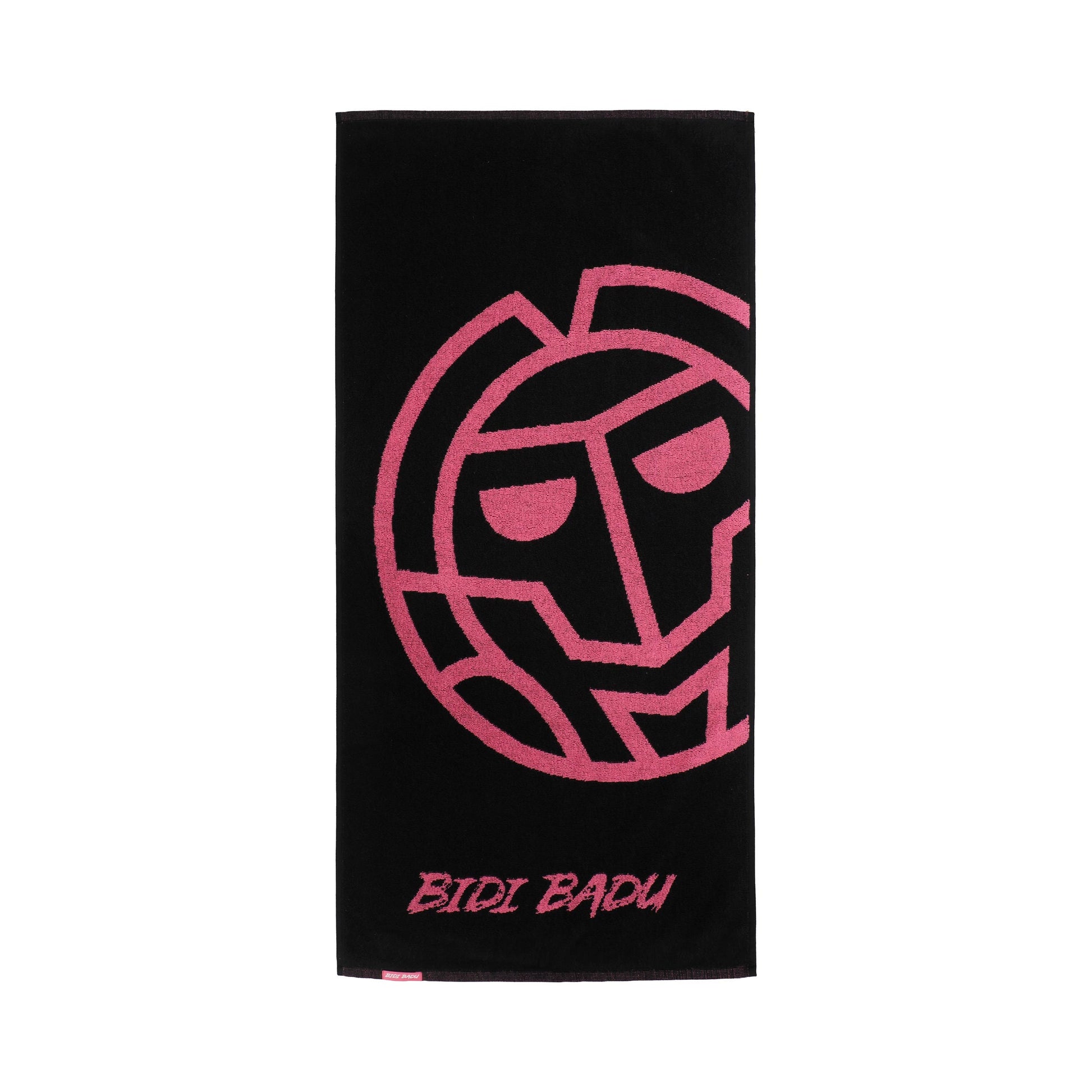 BIDI BADU Badehandtuch 50x100cm Asciugamano -nero,rosa