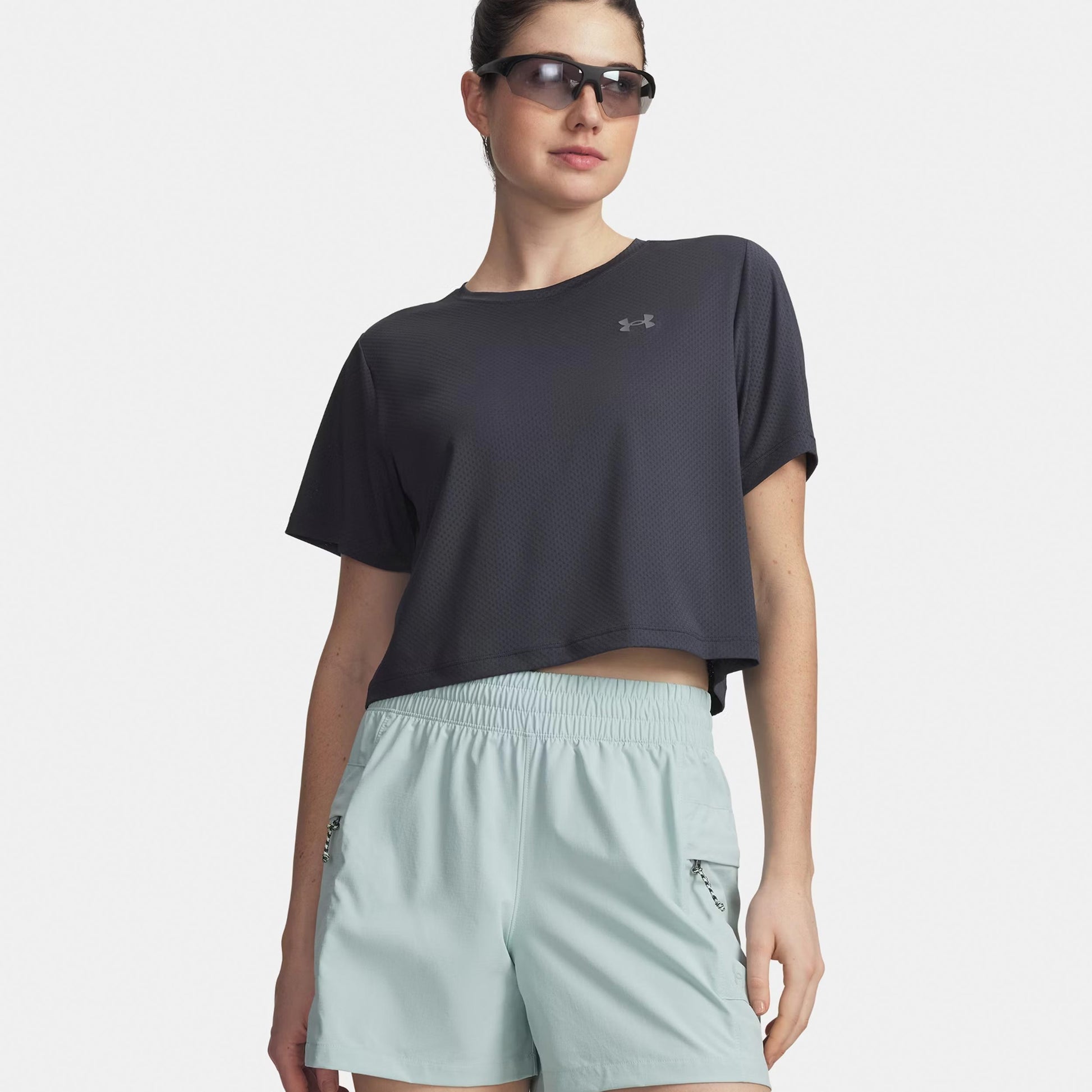 Under Armour Explor Trail Run Graphic  Camicia da corsa Donna-antracite, antracite