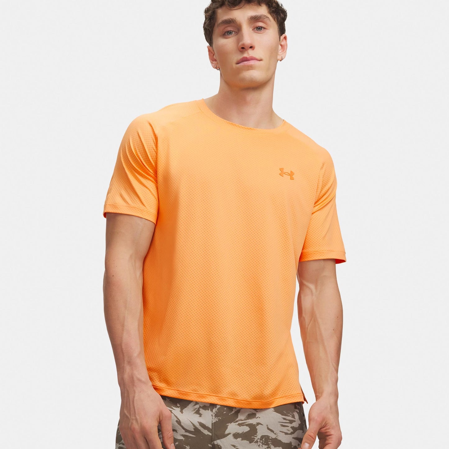 Under Armour Explor Trail Run Graphic  Camicia da corsa Uomini-arancione, nero