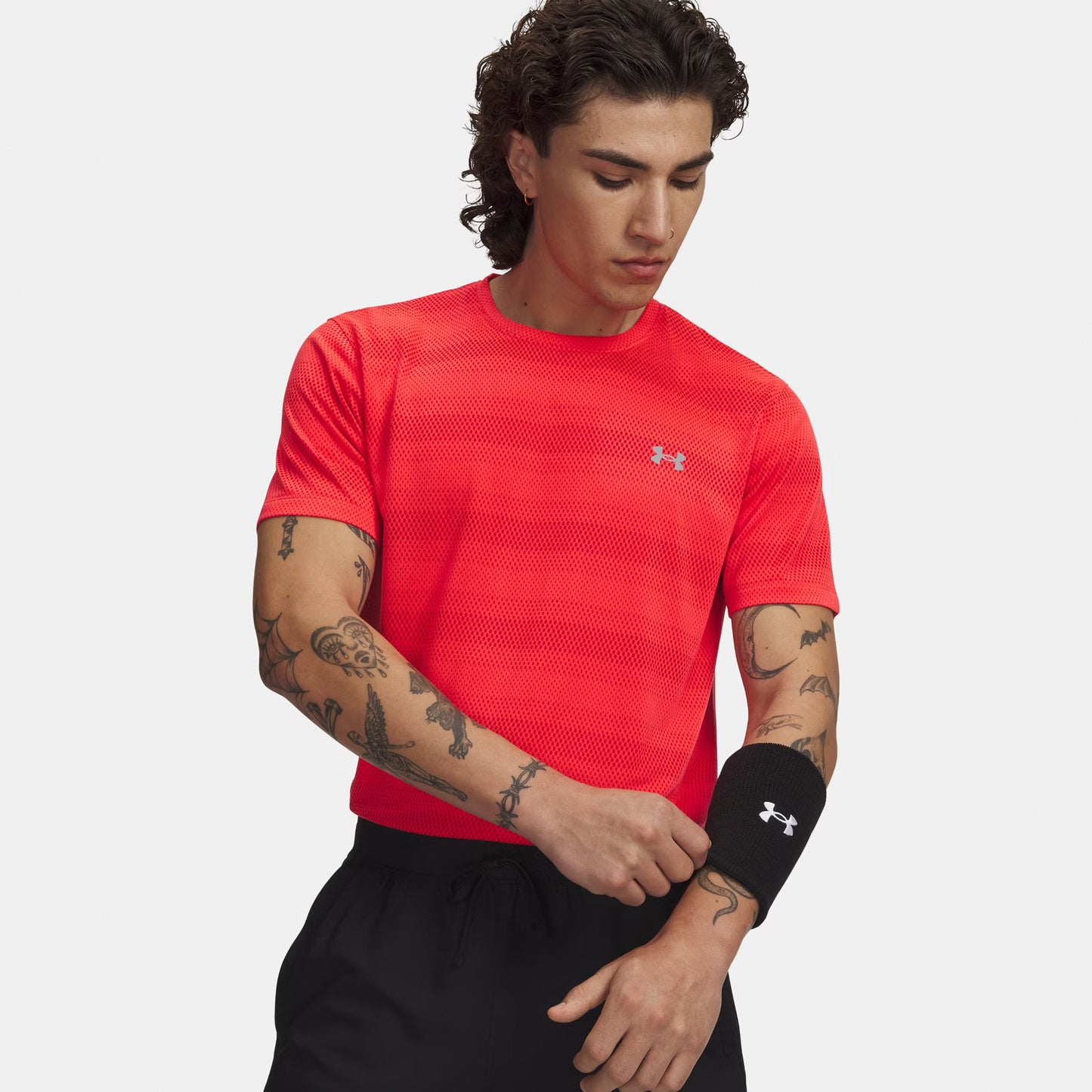Under Armour Velociti  Camicia da corsa Uomini - rosso, argento