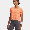 Velociti  Camicia da corsa Donna - arancione, argento