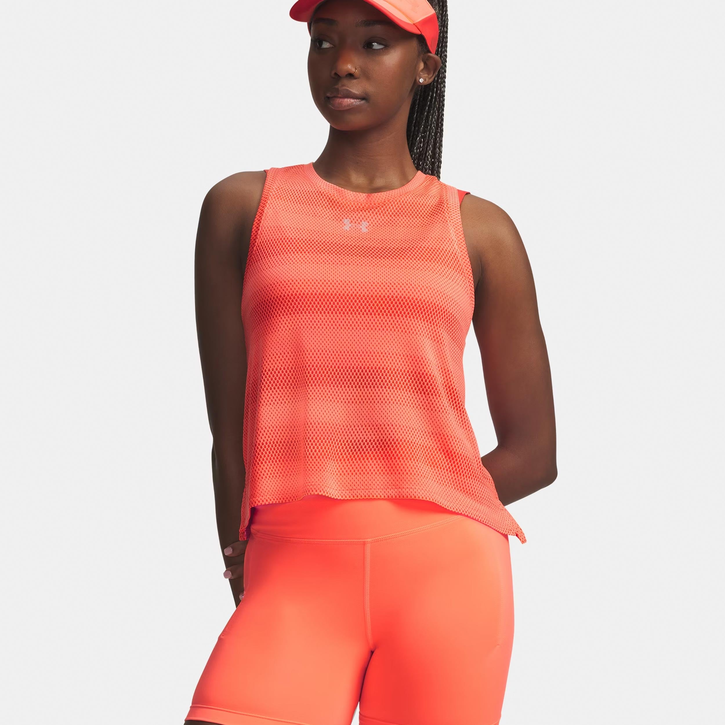 Under Armour Velociti  Camicia da corsa Donna - arancione, argento