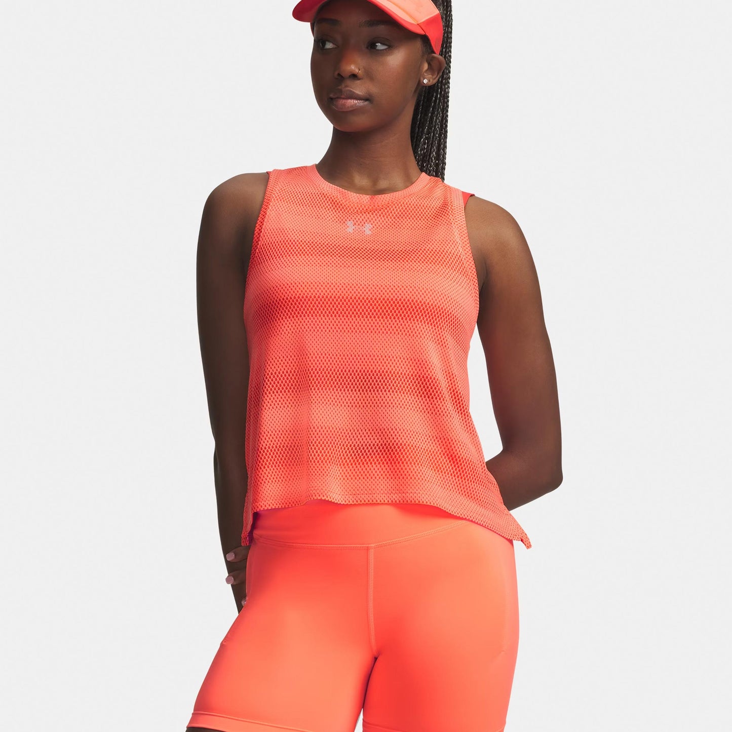 Under Armour Velociti  Camicia da corsa Donna - arancione, argento