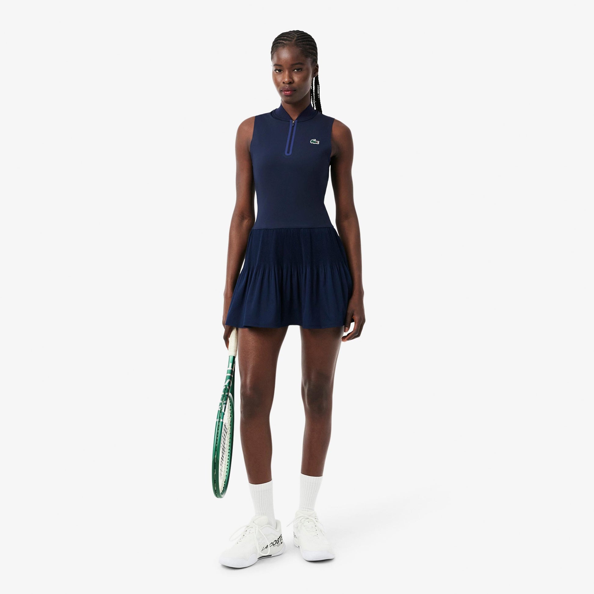 Lacoste Abito Donna - blu scuro