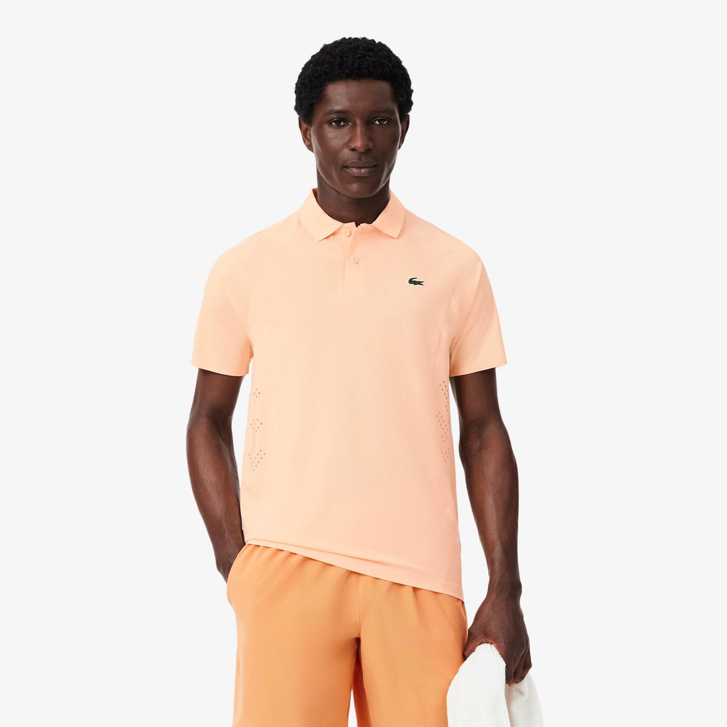 Lacoste Polo Uomini - albicocca