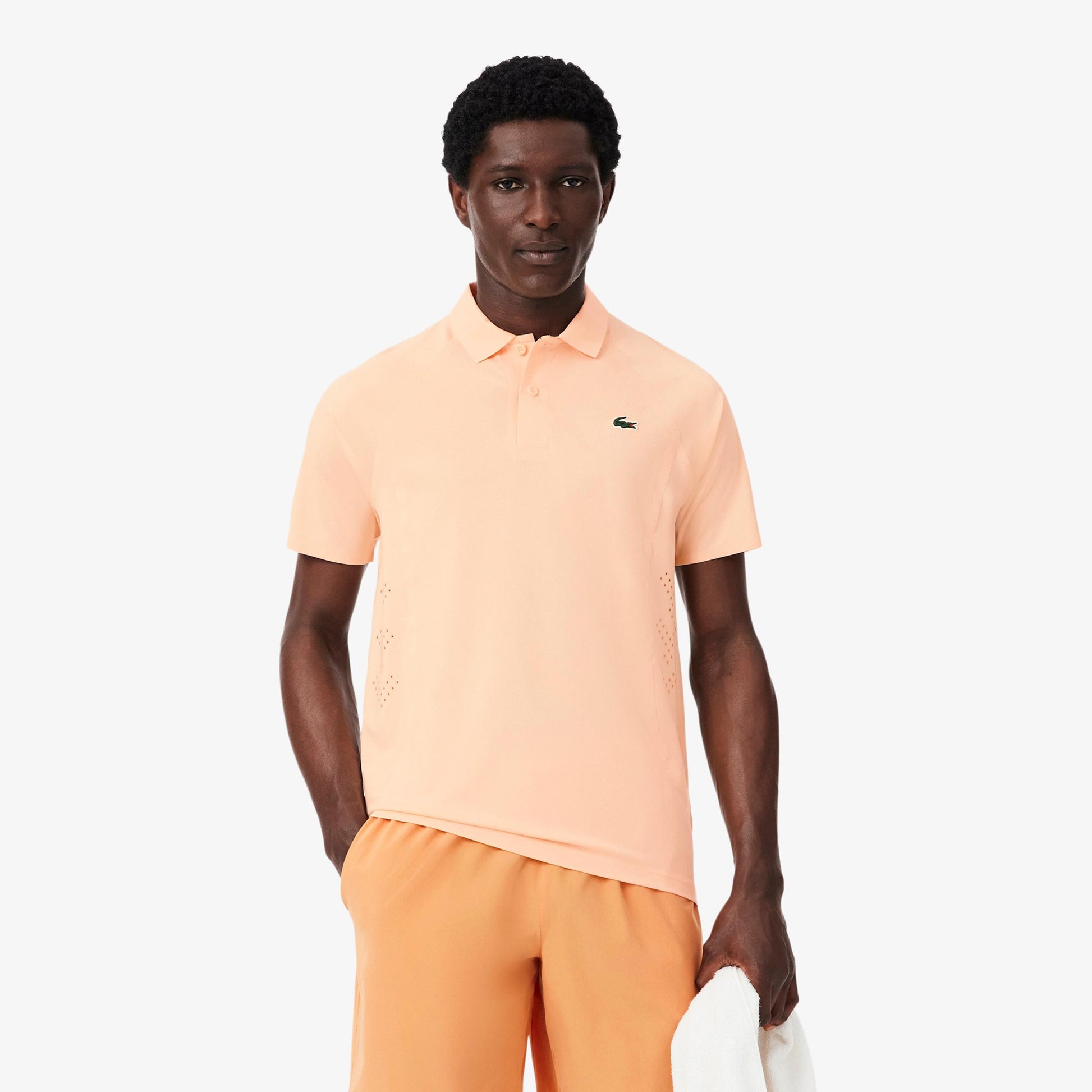 Lacoste Polo Uomini - albicocca