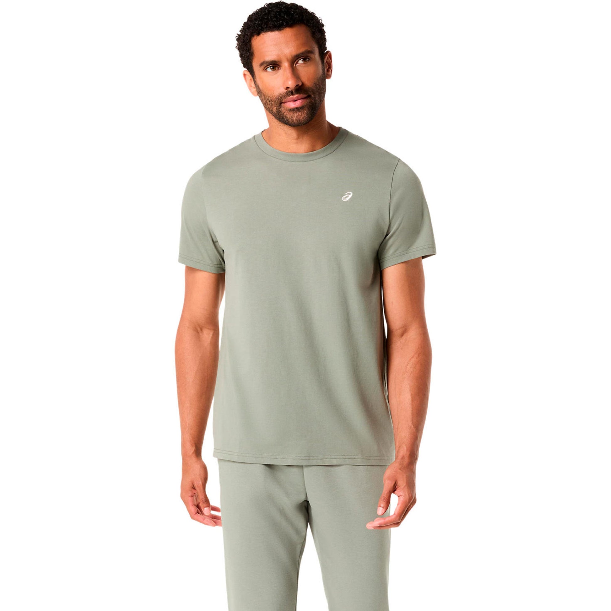 ASICS Spiral Embroidery Camicia da corsa Uomini-verde