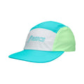 Asics 5 Panel  Cappellino Unisex - turchese, verde neon