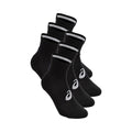 6PPK Quarter Calze da corsa Unisex-nero