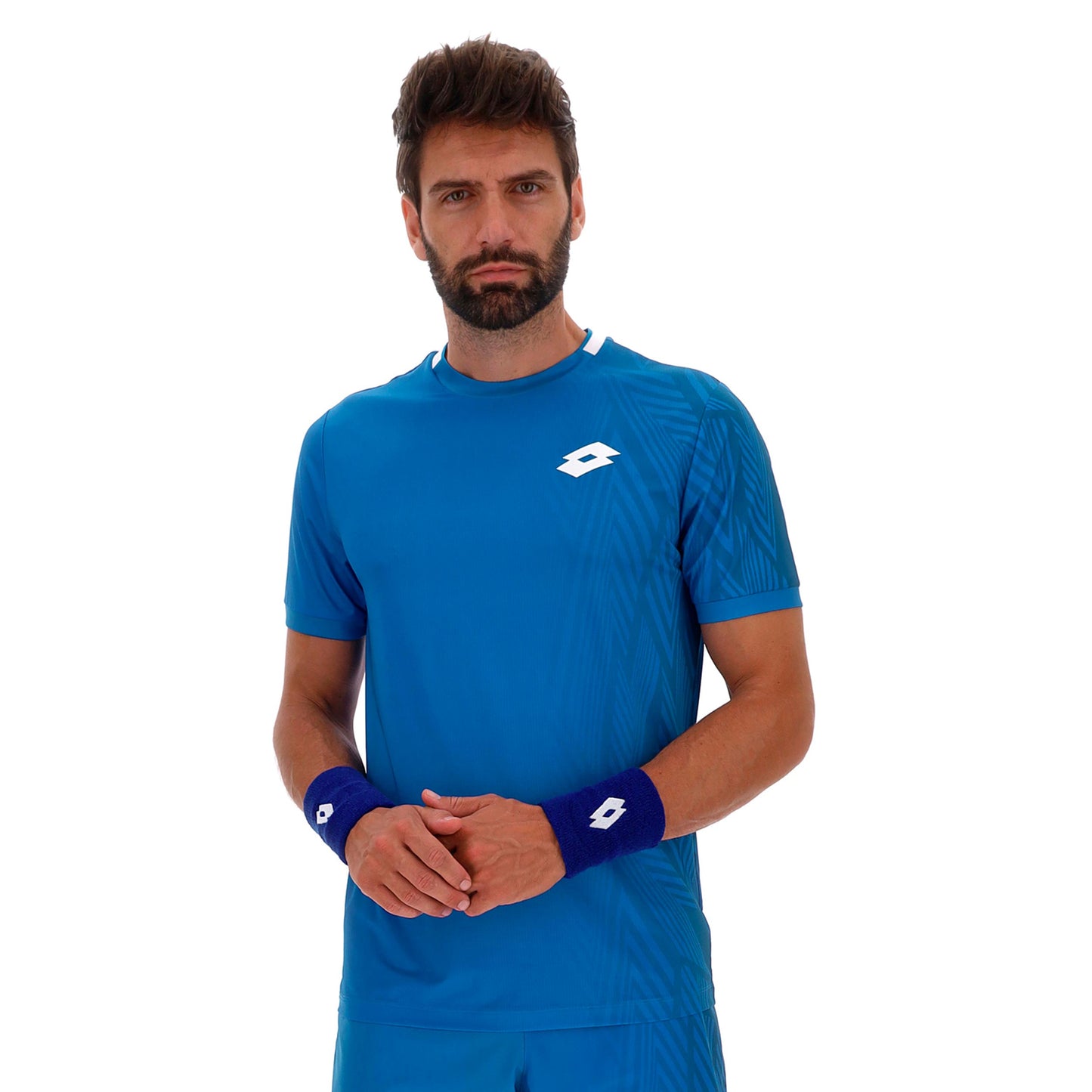 Lotto Tech VI Maglietta Uomini - blu, grigio