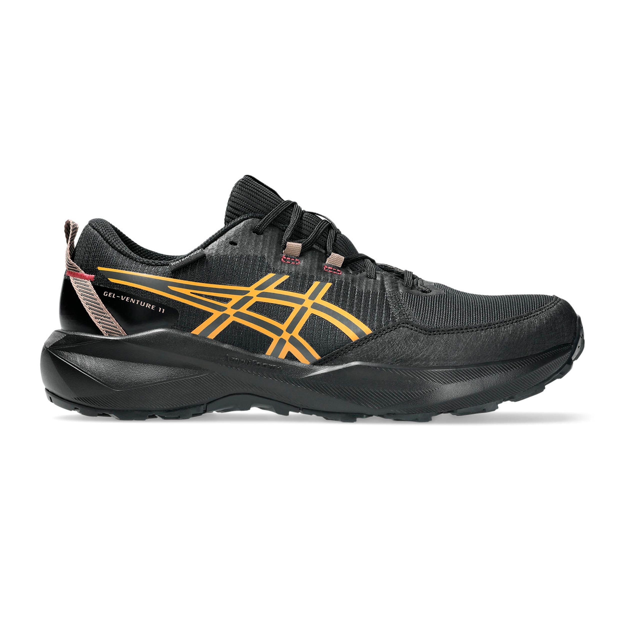 ASICS GEL-VENTURE 11 WATERPROOF Scarpa da trail Uomini - nero, arancione
