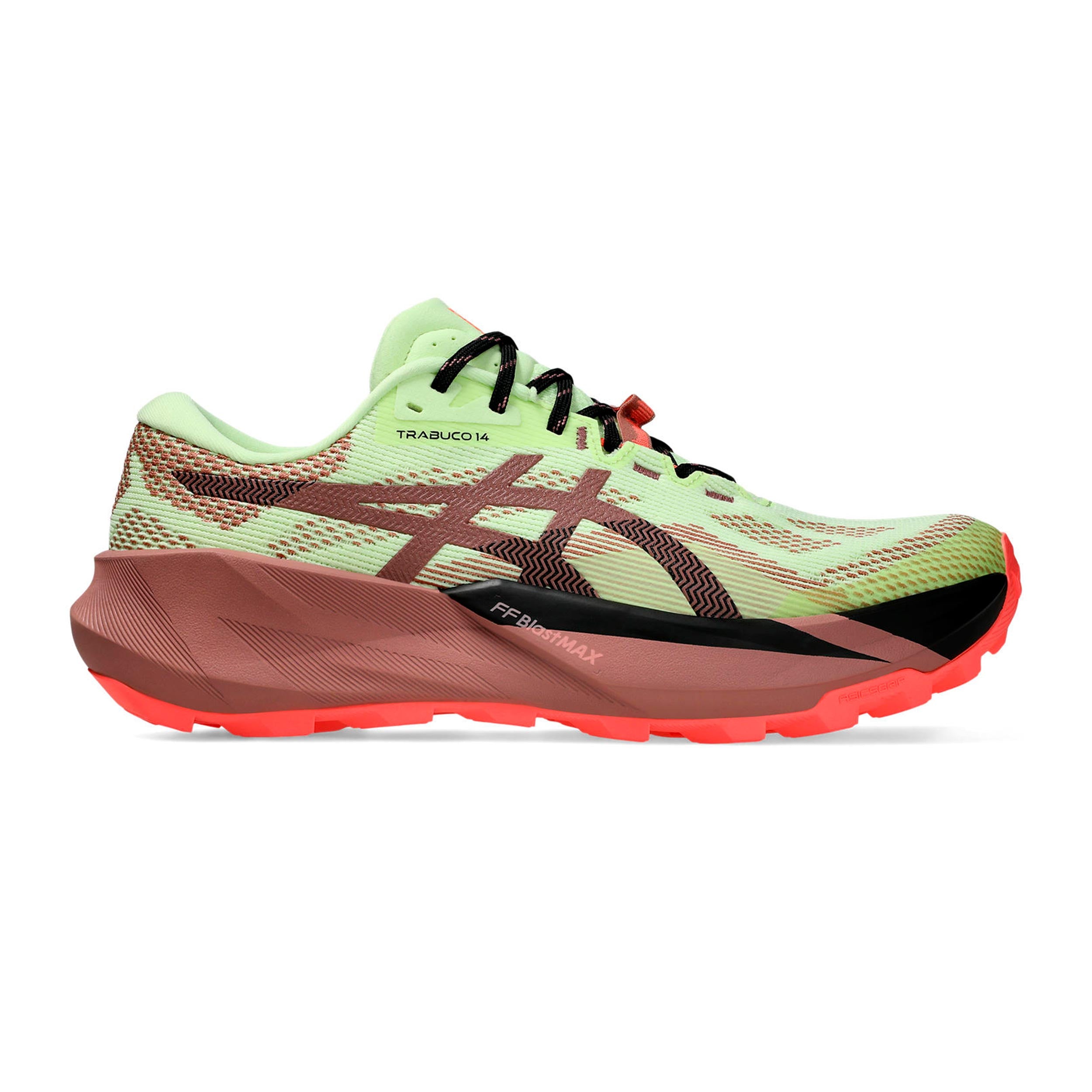 ASICS TRABUCO 14 Scarpa da trail Uomini - giallo neon, malva
