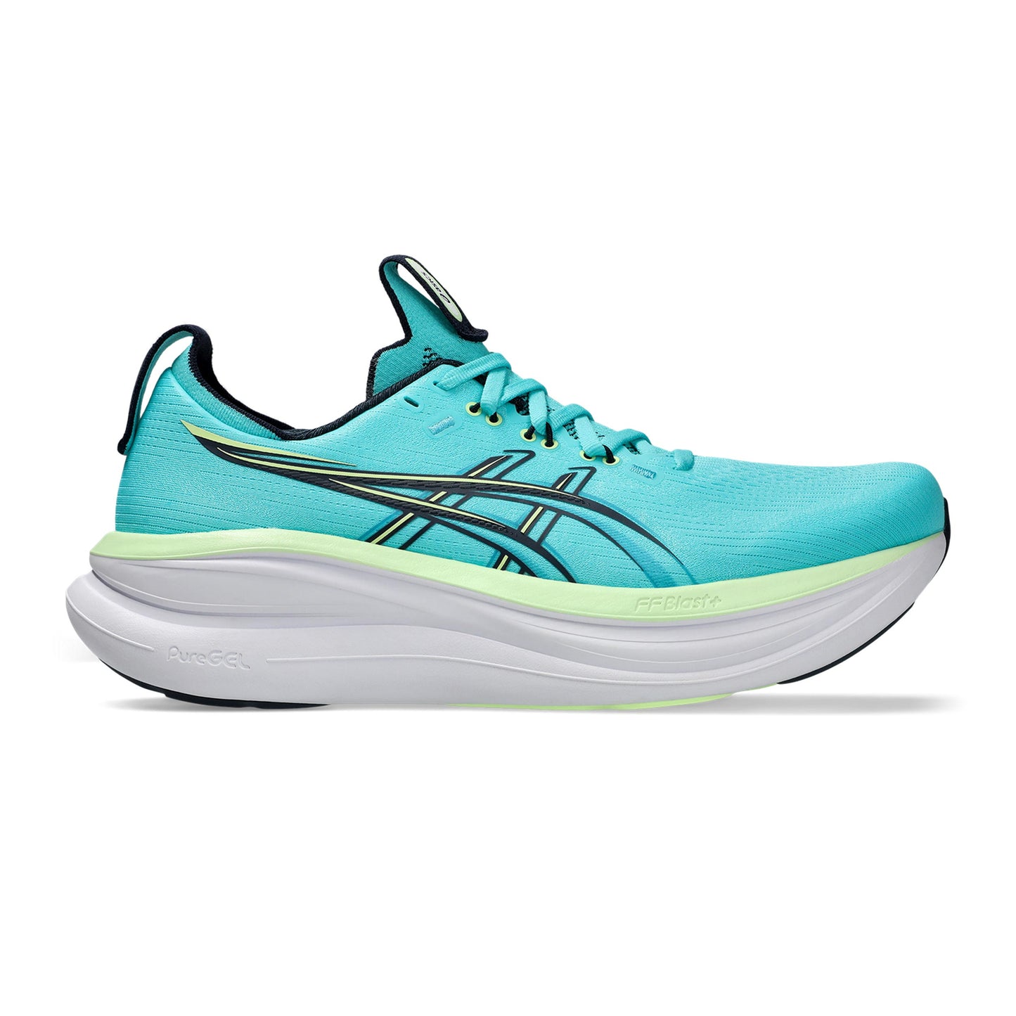 ASICS GEL-NIMBUS 28 Scarpe neutrali Uomini - turchese, giallo